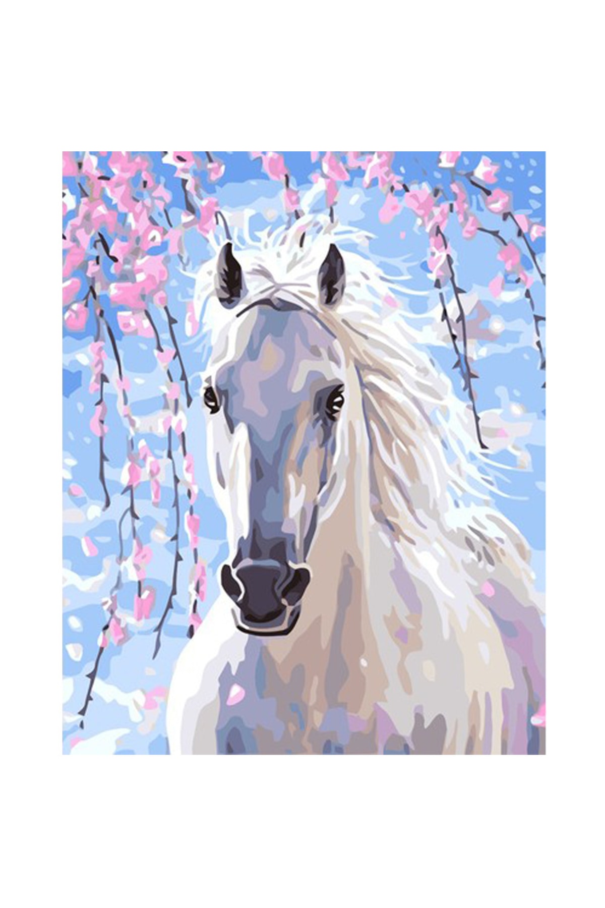 Işıltılı Orlov Sayılarla Boyama Seti Kasnaklı - Görsel 2