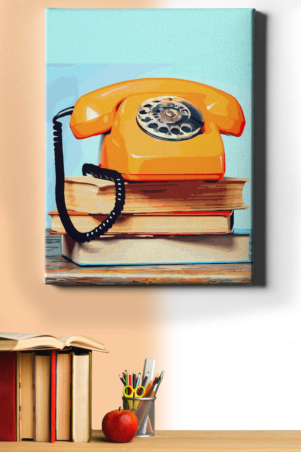 Sayılarla Boyama Seti Kasnaklı Telefon