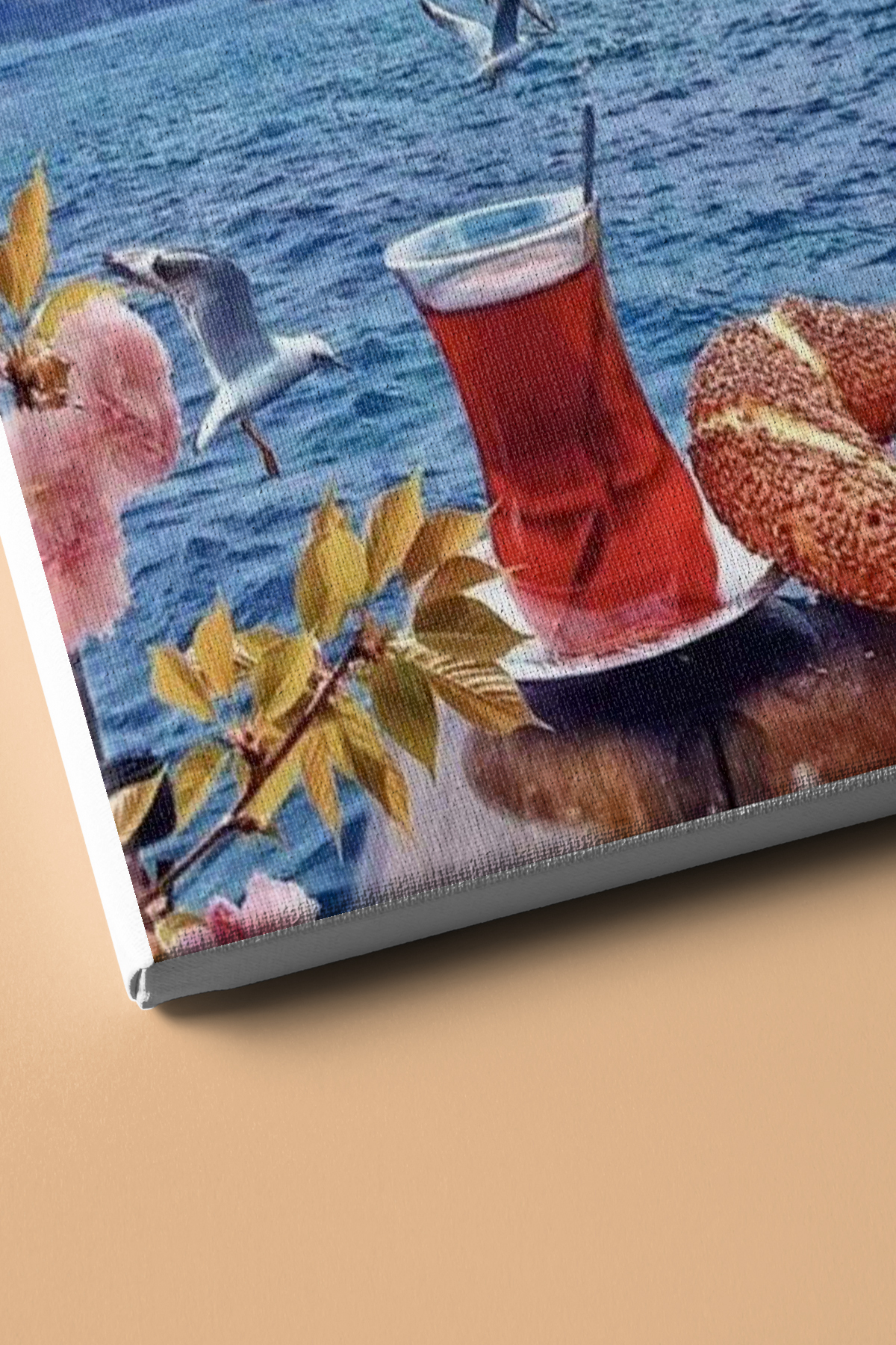 Üsküdar Da Çay Simit Sayılarla Boyama Seti Kasnaklı - Görsel 3