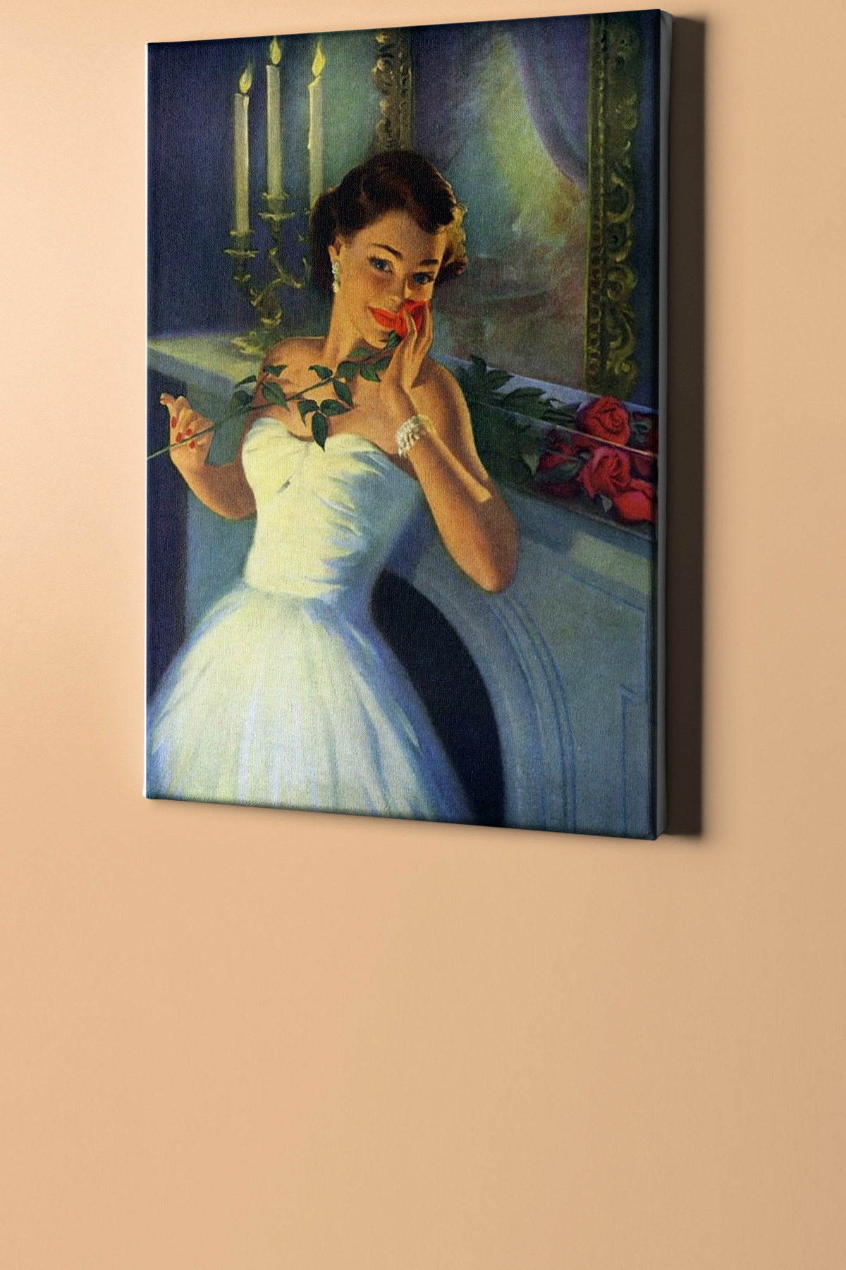 Sayılarla Boyama Seti Kasnaklı Gelin Ve Gül - Görsel 2