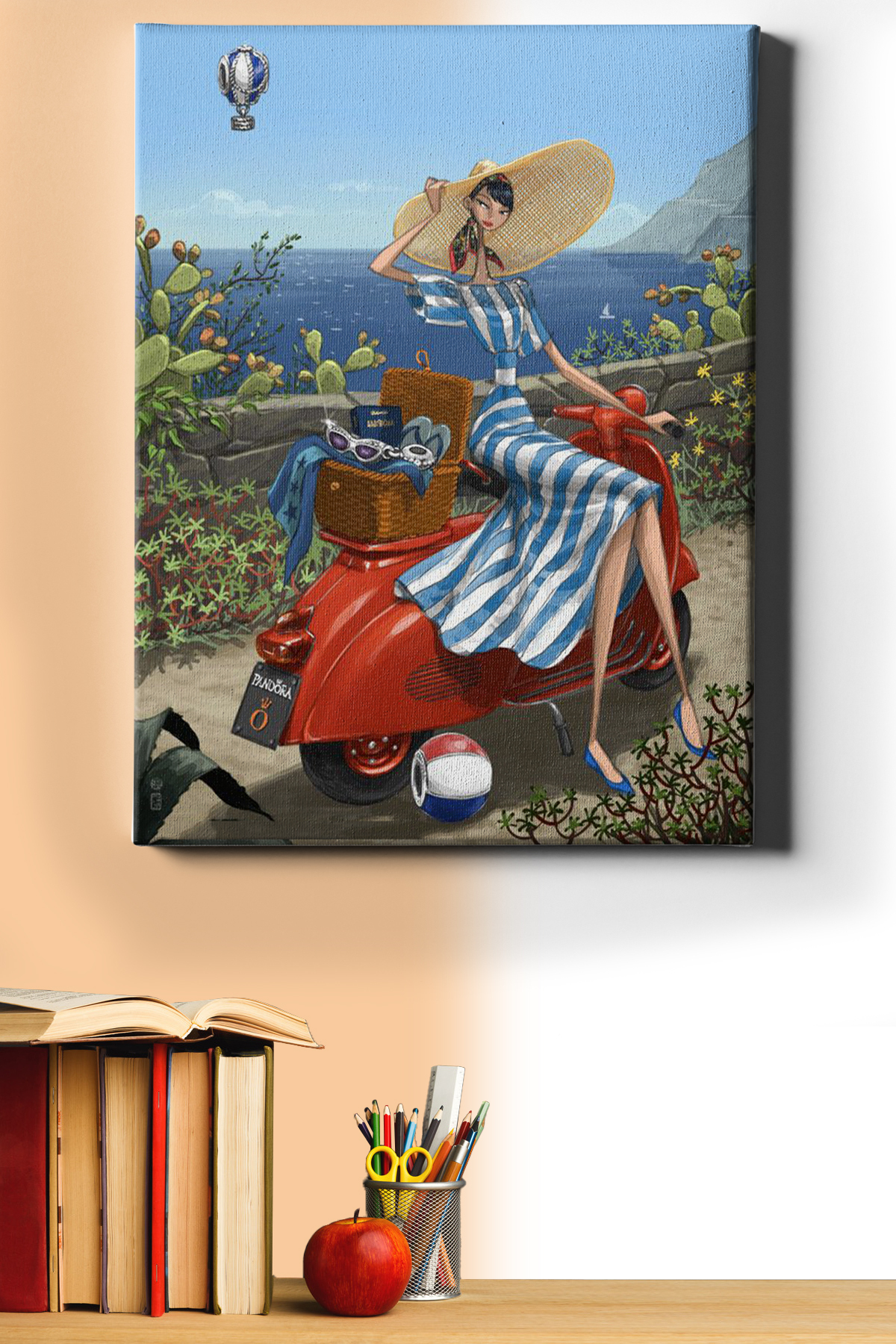 Sayılarla Boyama Seti Kasnaklı Yaz Tatilim