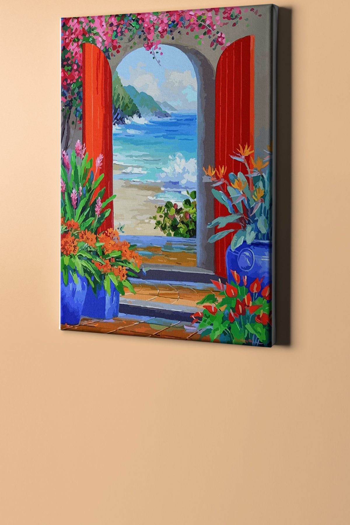 Sayılarla Boyama Seti Kasnaklı Huzura Açılan Kapı - Görsel 2