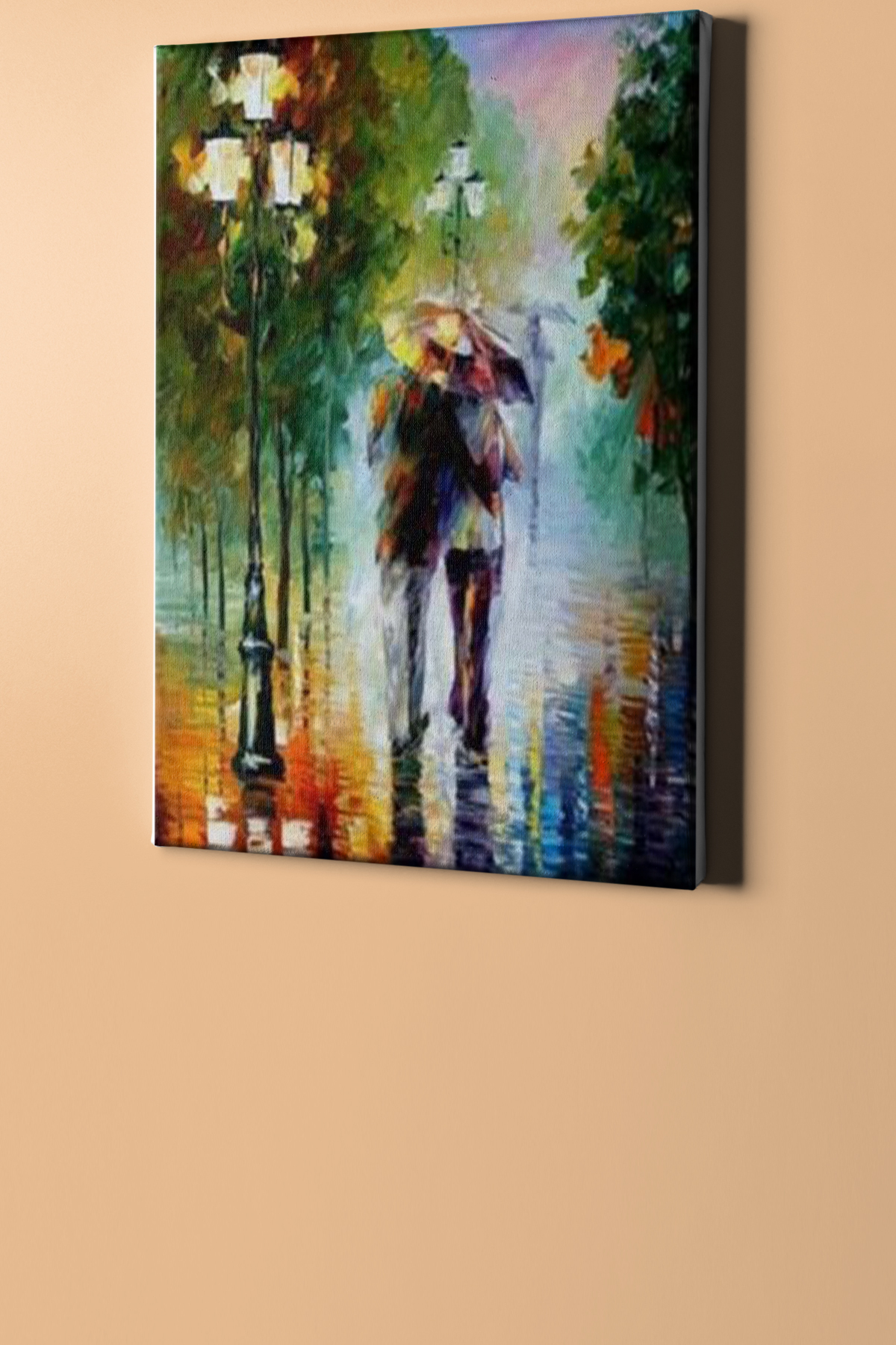 Kasımda Aşk Başkadır Sayılarla Boyama Seti Kasnaklı - Görsel 2