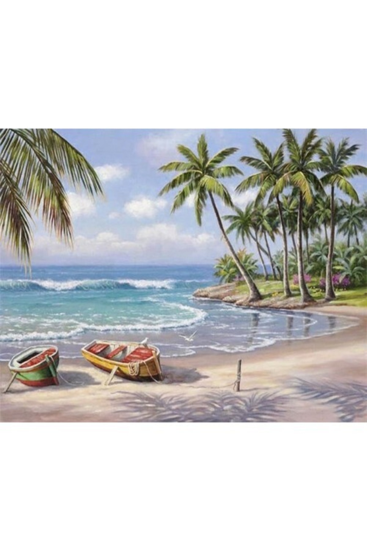 Sayılarla Boyama Seti Kasnaklı Ada Ve Tatil