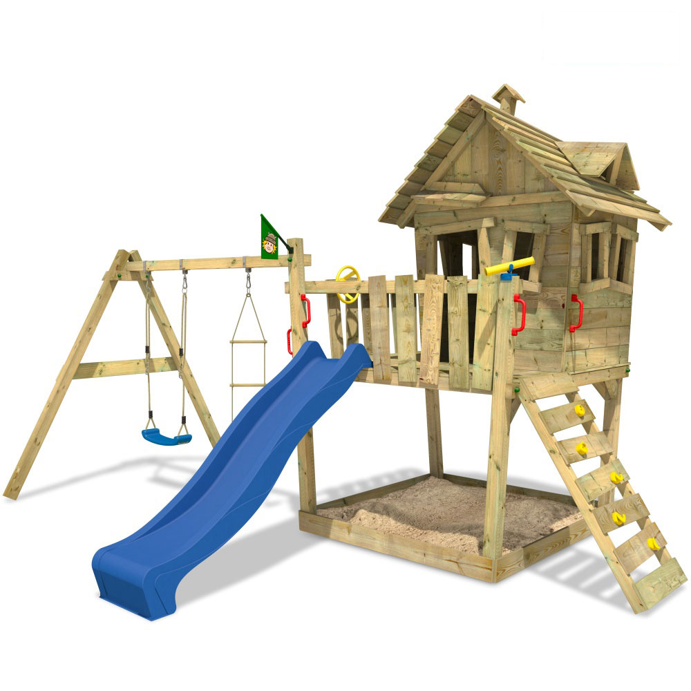 Baumhaus Spielturm Spielhaus Sandkasten Rutsche Schaukel Holz eBay Spielhaus Piratenschiff Holz ~ Baumhaus Spielturm Spielhaus Sandkasten Rutsche Schaukel Holz eBay