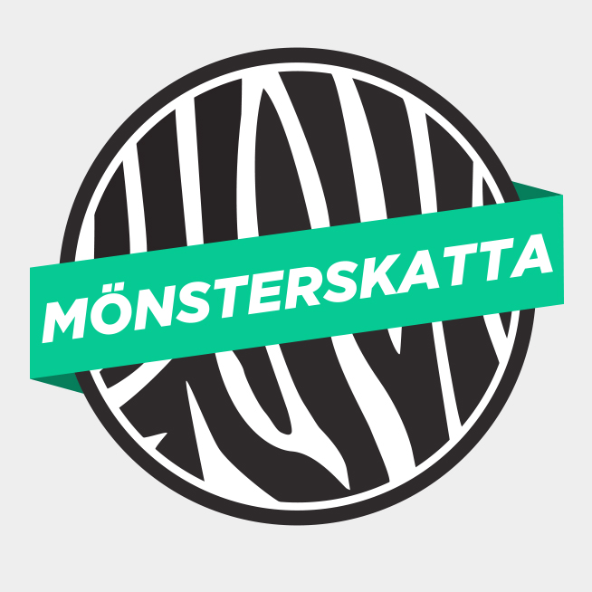 Mönsterskatta logotyp Mönsterskatta logotyp