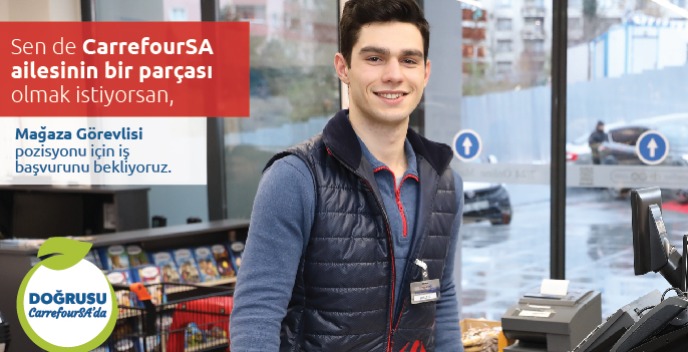 İstanbul Kartal Tual Adalar CarrefourSA Mağaza Görevlisi