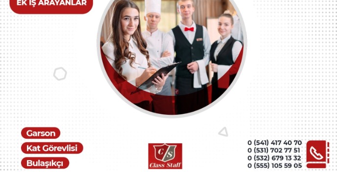 Part Time Garson Komi (Ek İş Öğrenciye Uygun)