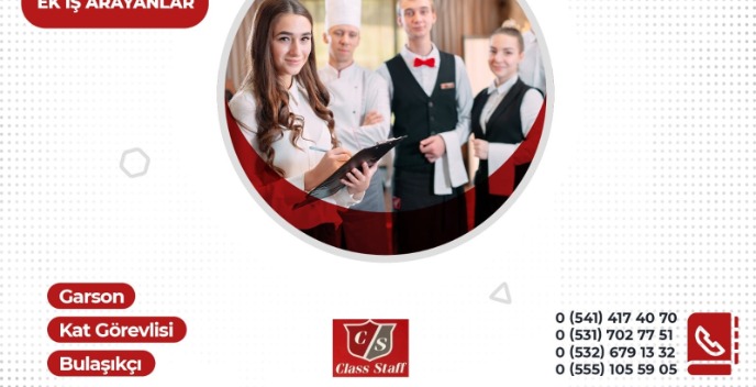 Part Time Garson Komi (Ek İş Öğrenciye Uygun)
