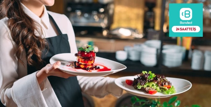 Garson 6500₺ Net Maaş +Tip + 1500 ile 2500₺ arası Performans Primi + Yemek + Sigorta