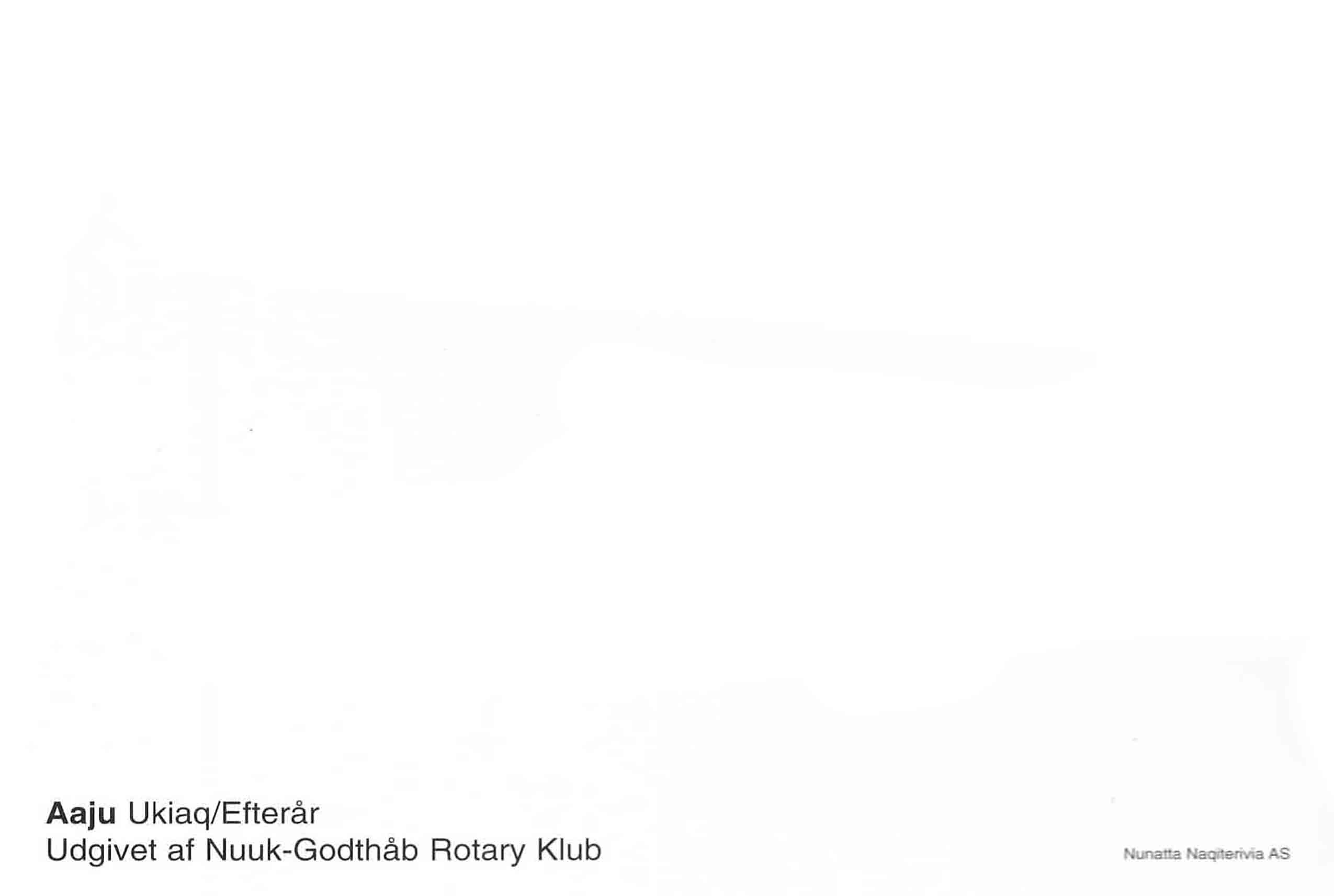 Nuuk Rotary Klub Julekort nr. 2 - Ukiaq / Efterår