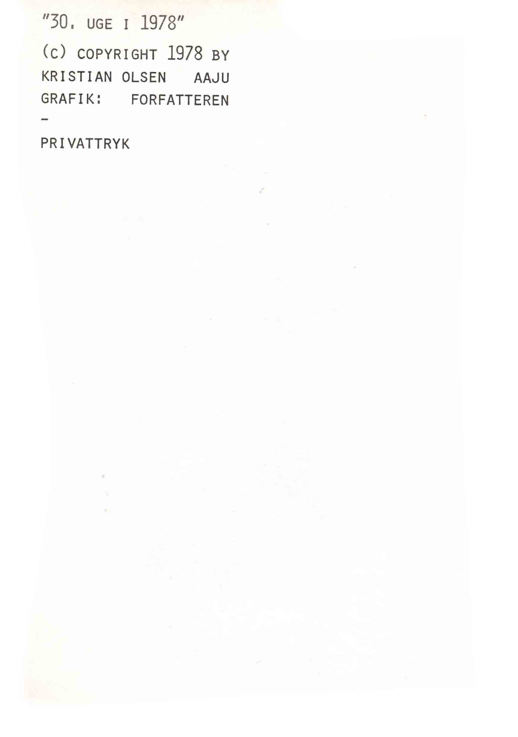30. uge 1978