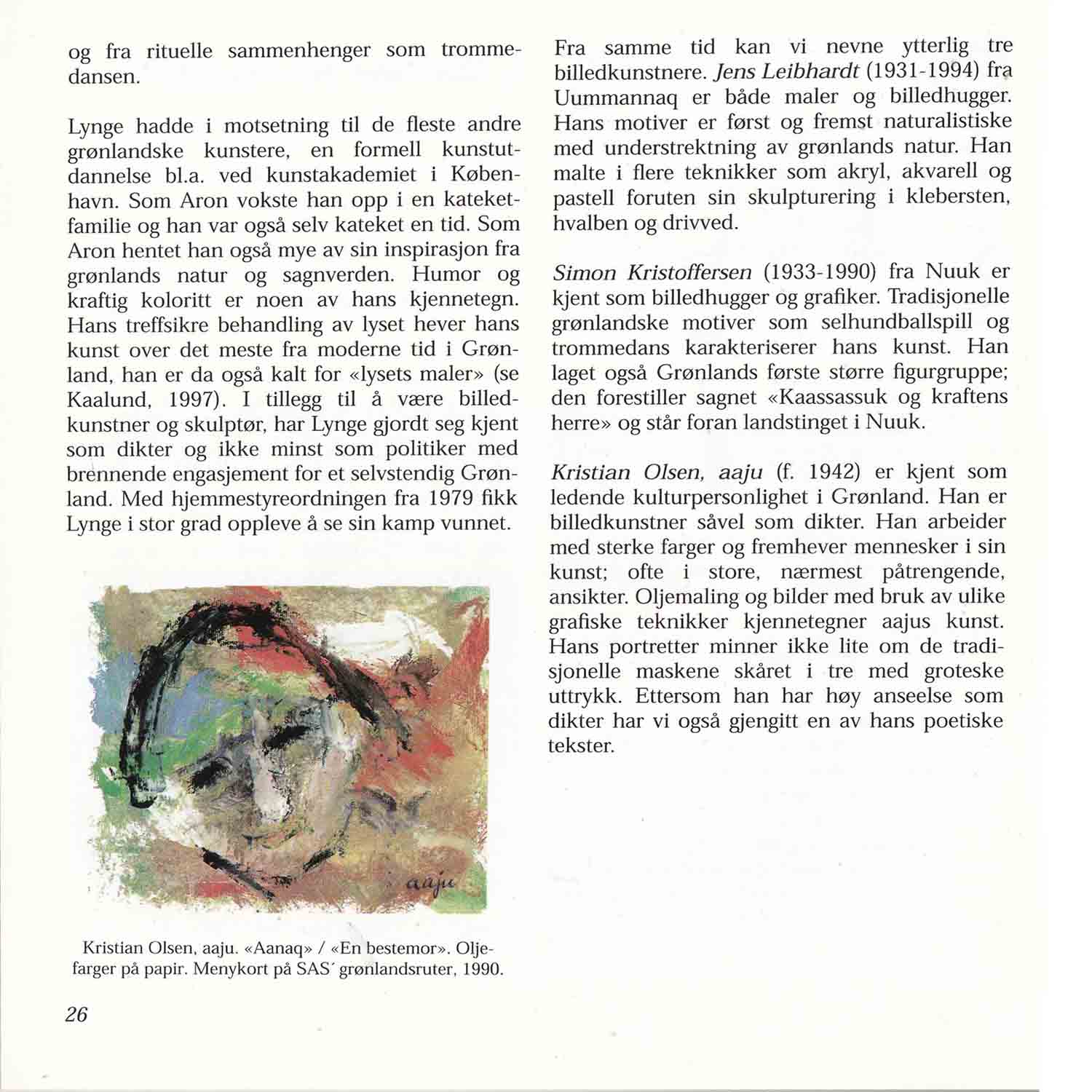 aron - grønlandsk kunst fra aron til vår tid