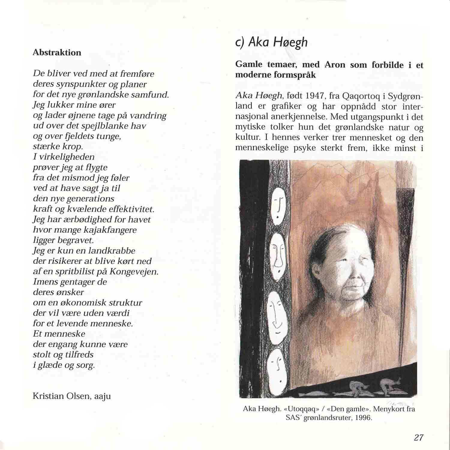 aron - grønlandsk kunst fra aron til vår tid