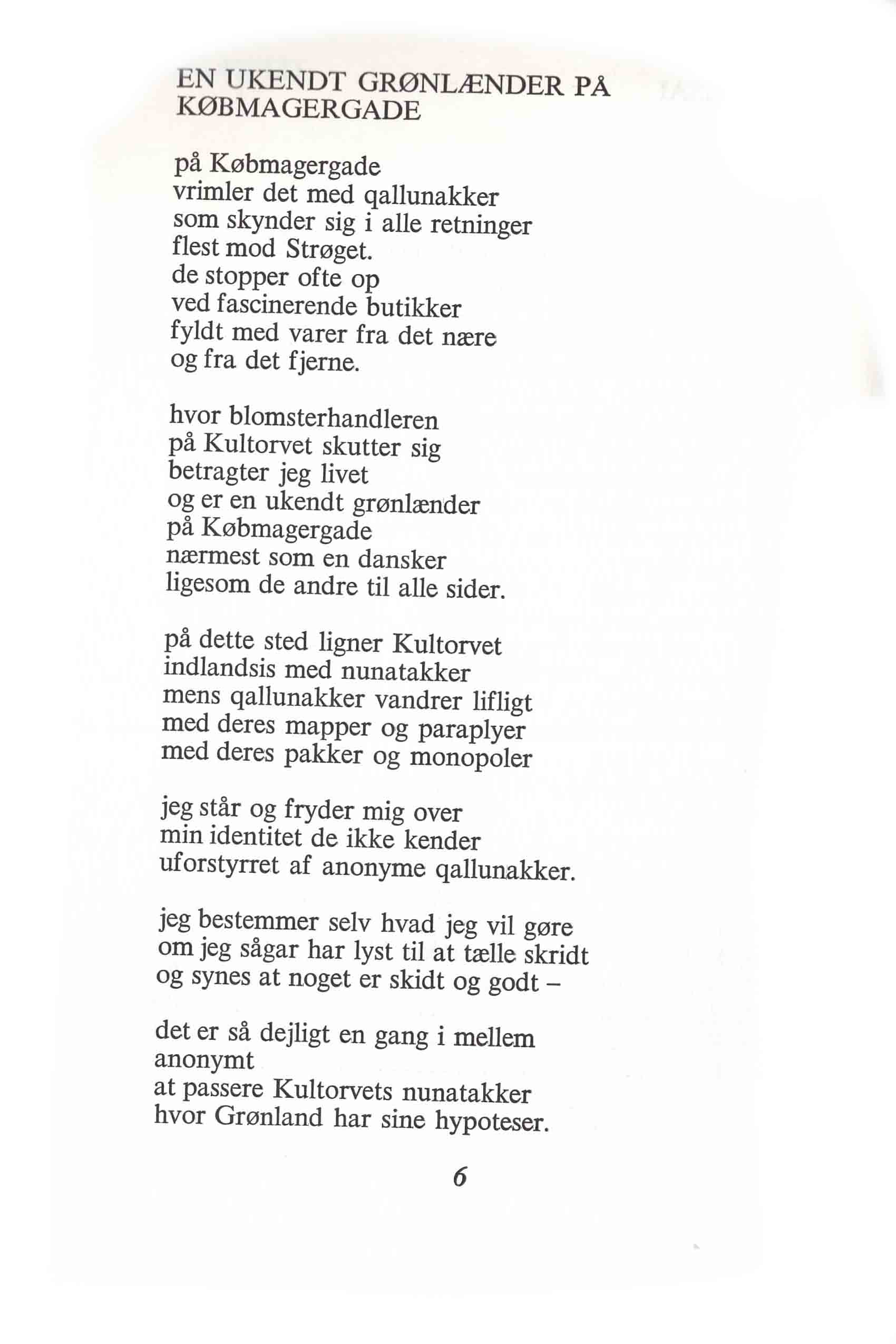 balladen om identiteten - en ubeskrivelig ballade fra Havets Mor itl Halleluja Mor Danmark