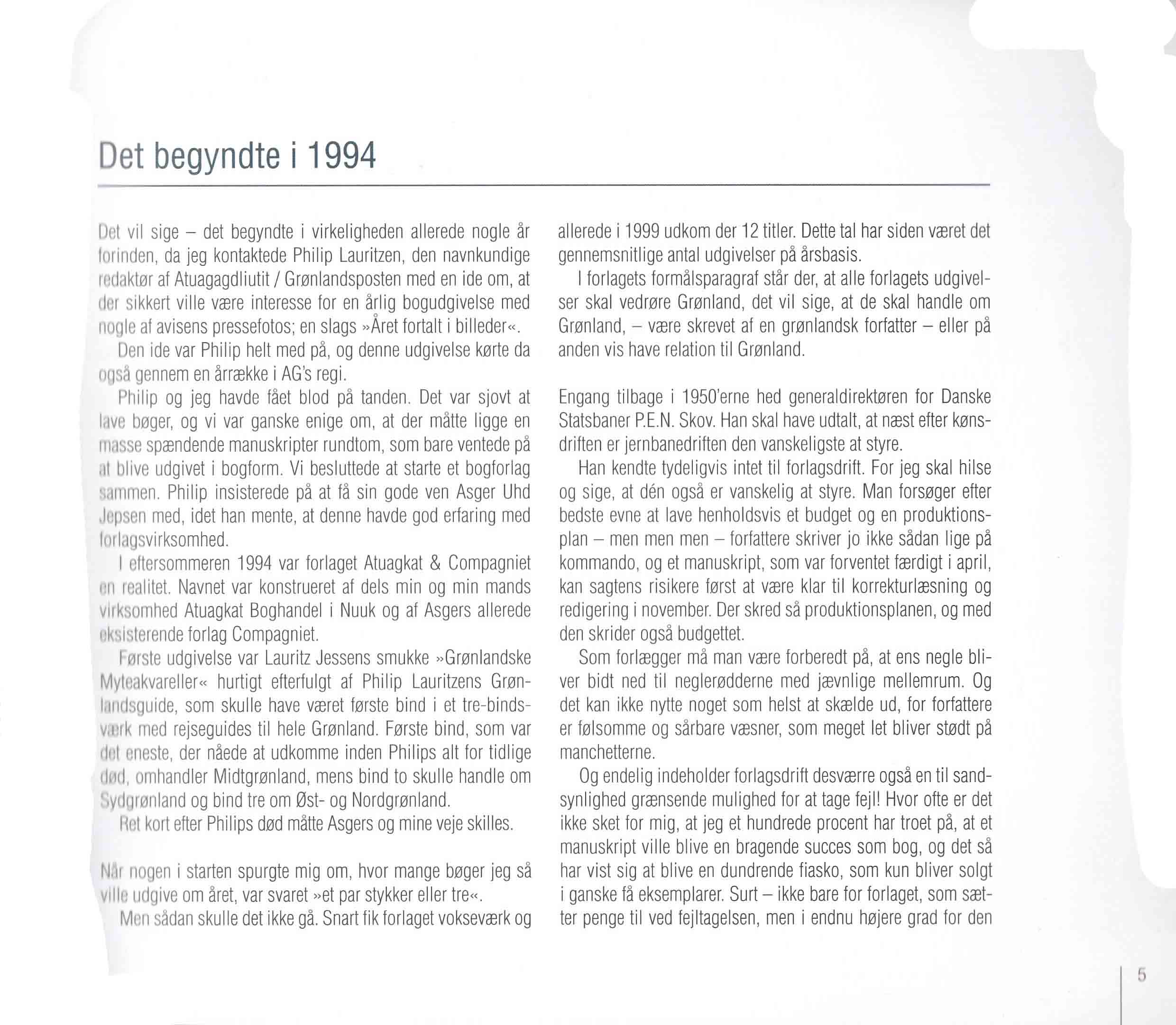 Forlaget Atuagkat 20 År