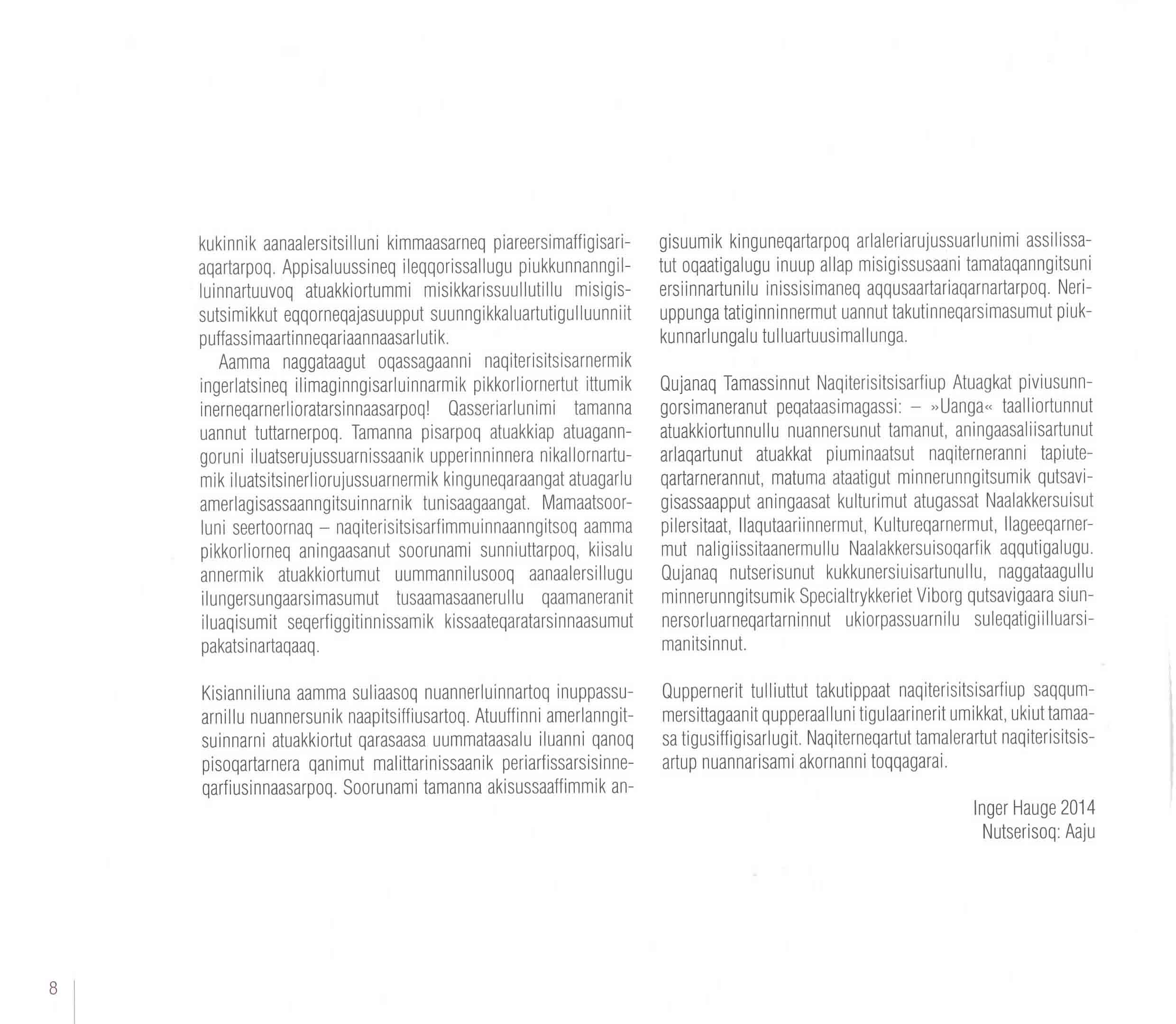 Forlaget Atuagkat 20 År