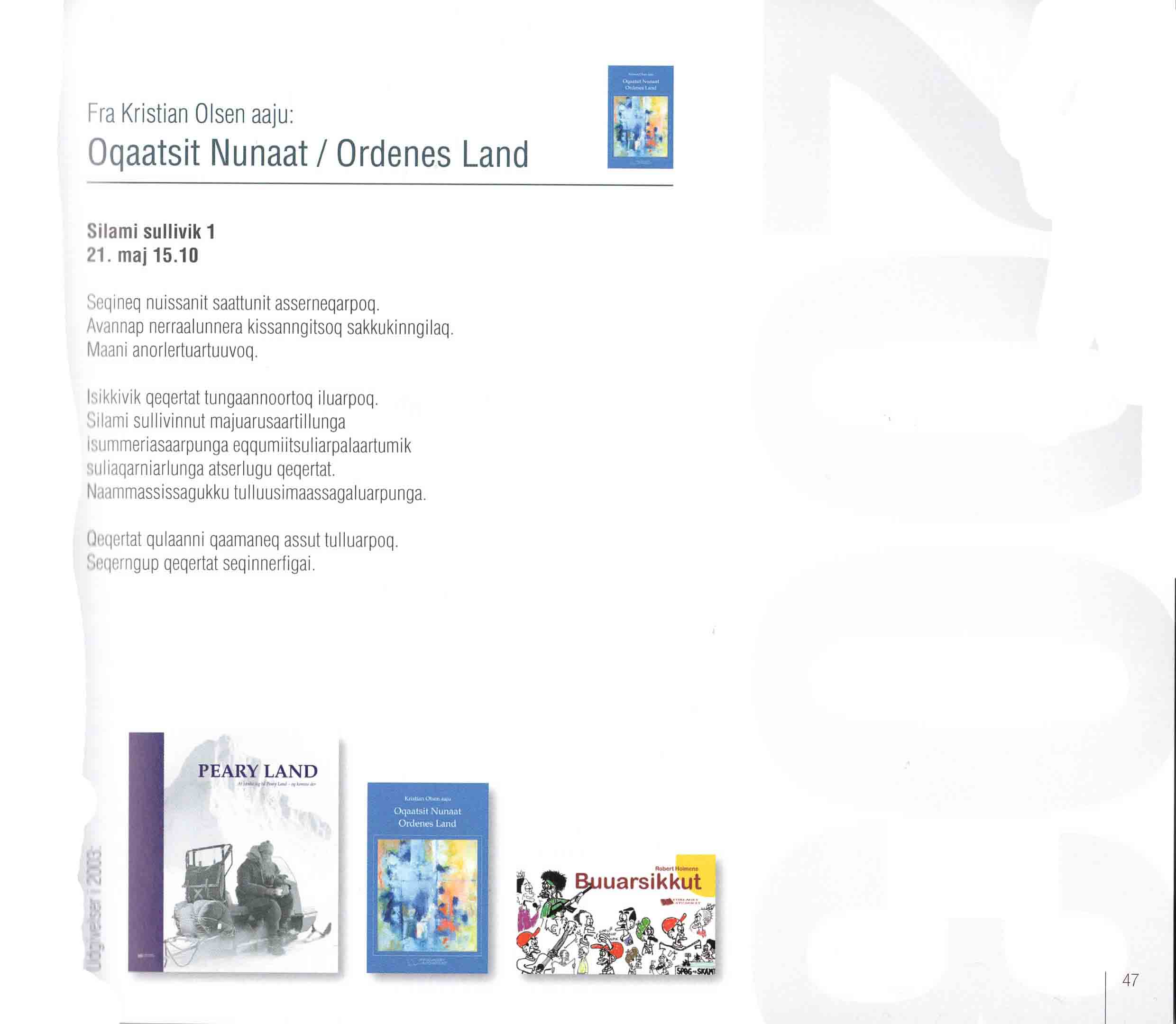 Forlaget Atuagkat 20 År