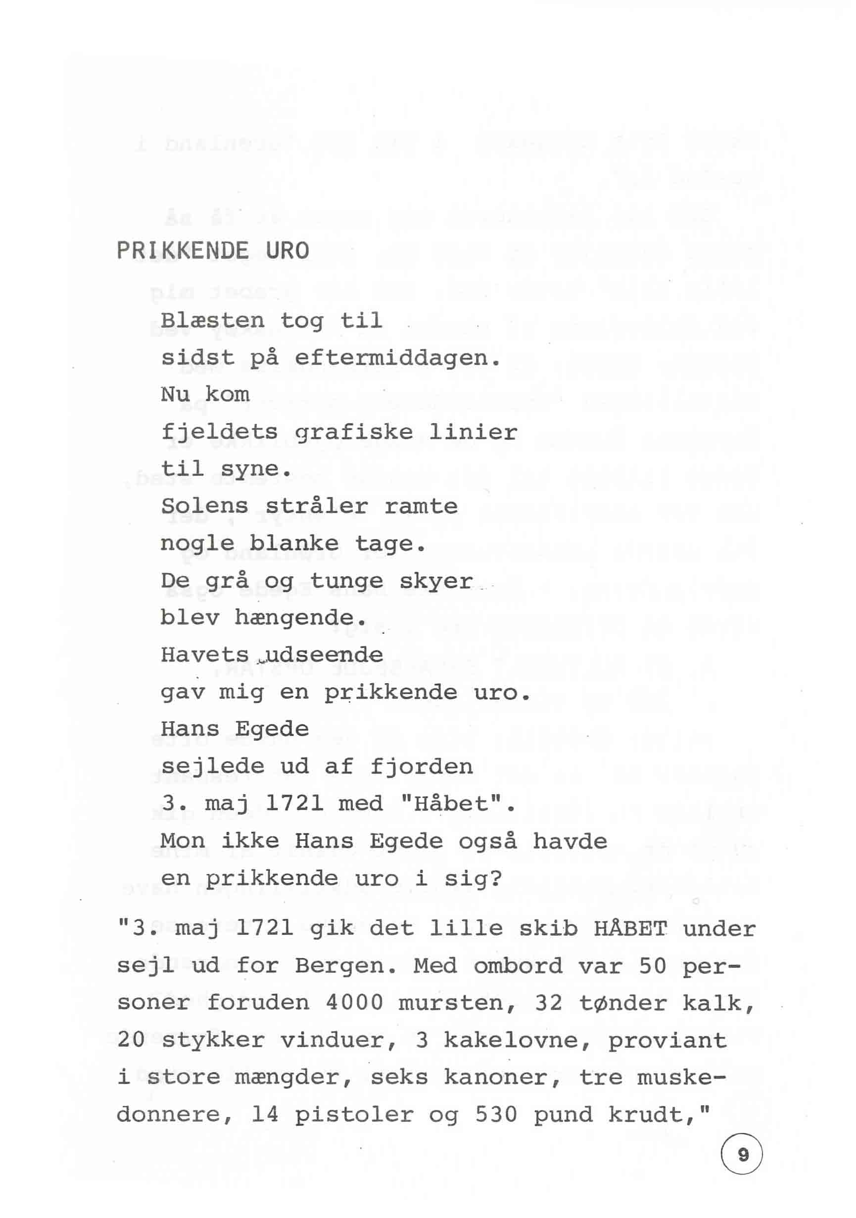 En udstilling i Bergen 1980