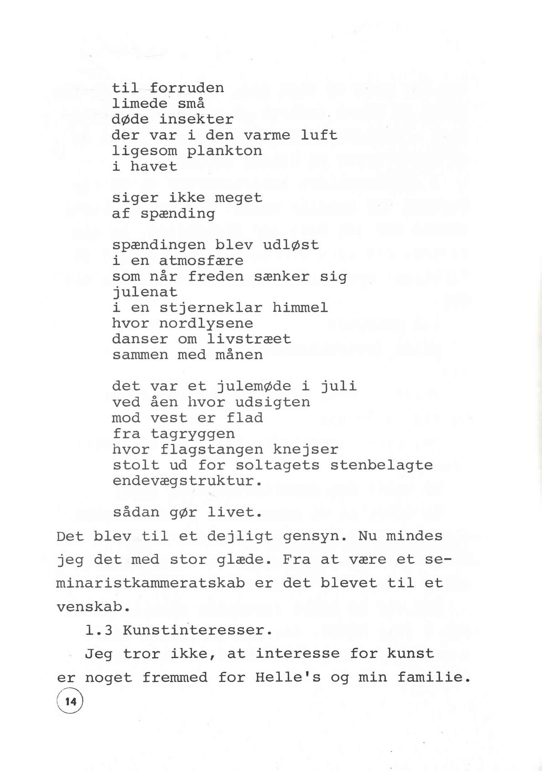 En udstilling i Bergen 1980