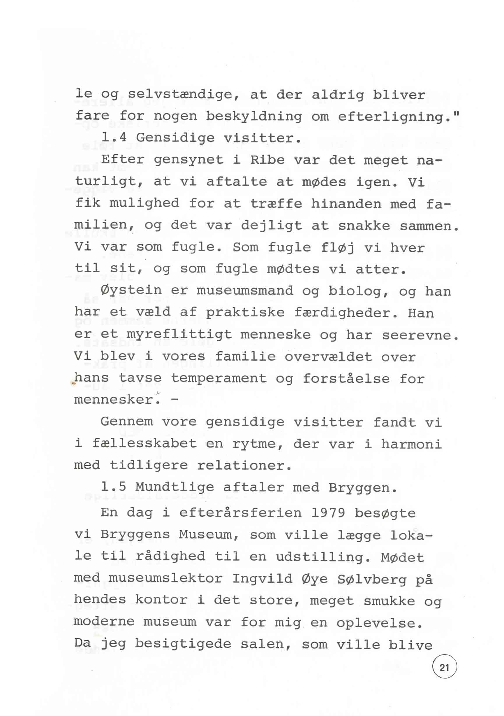 En udstilling i Bergen 1980