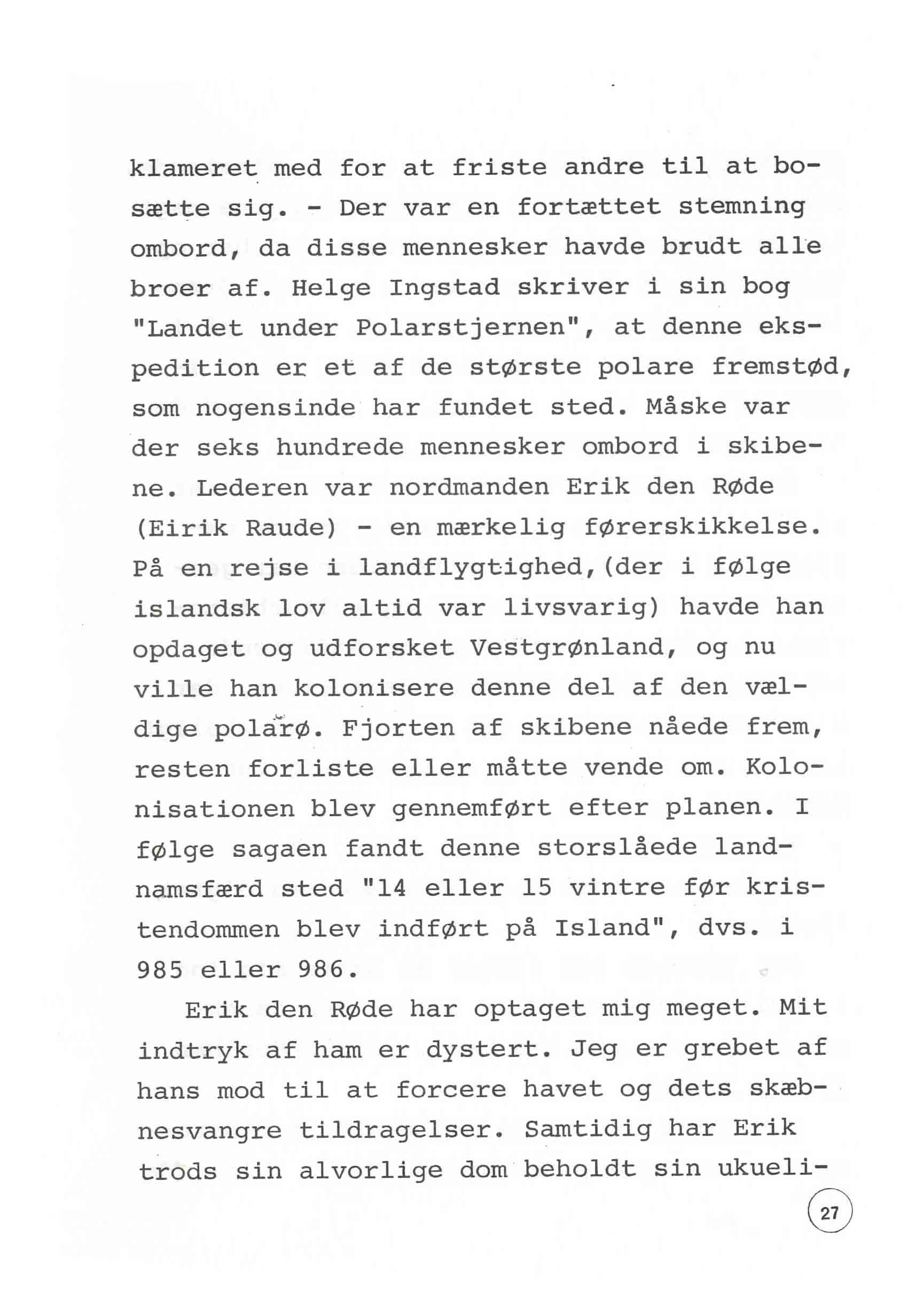 En udstilling i Bergen 1980