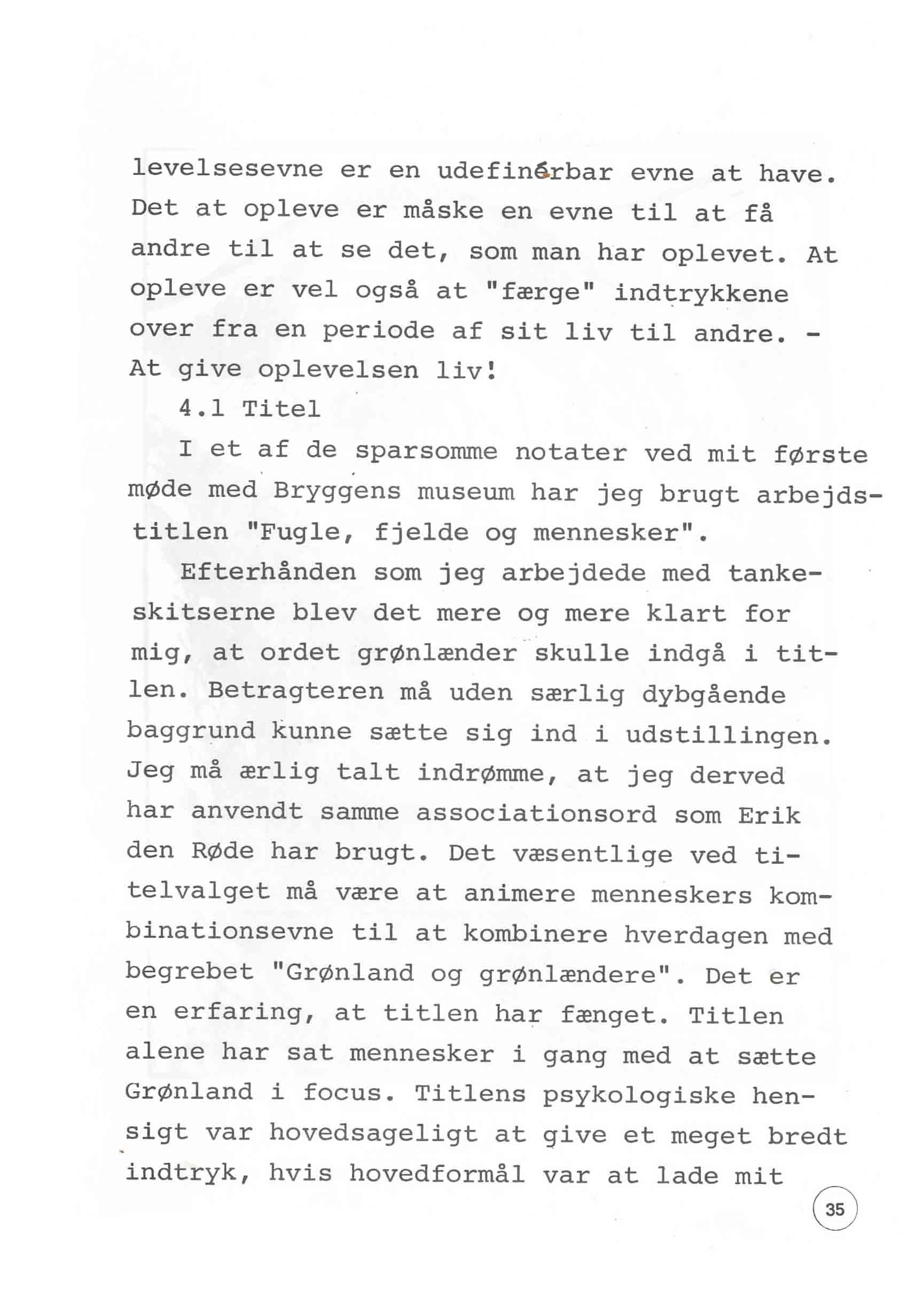 En udstilling i Bergen 1980
