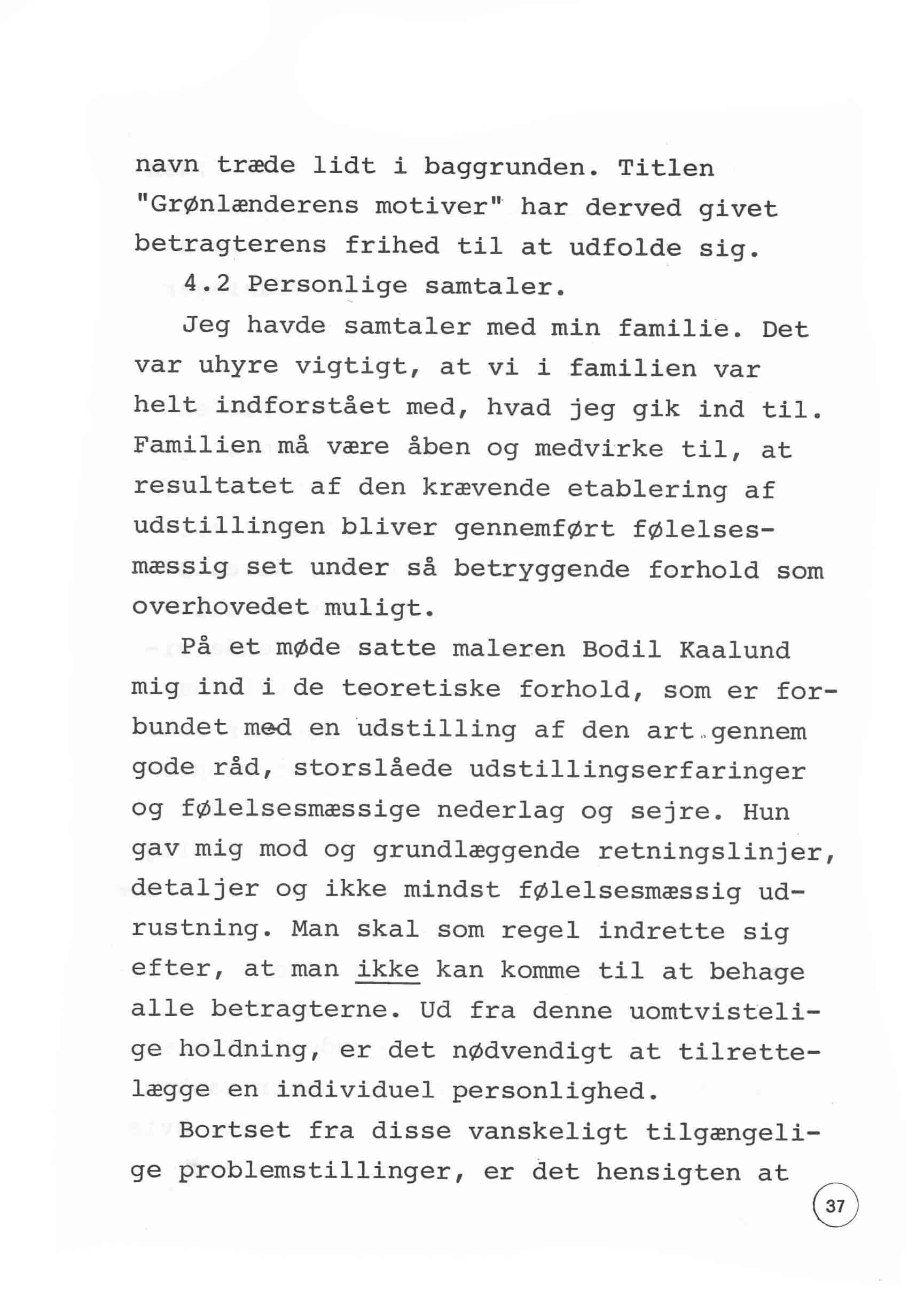 En udstilling i Bergen 1980