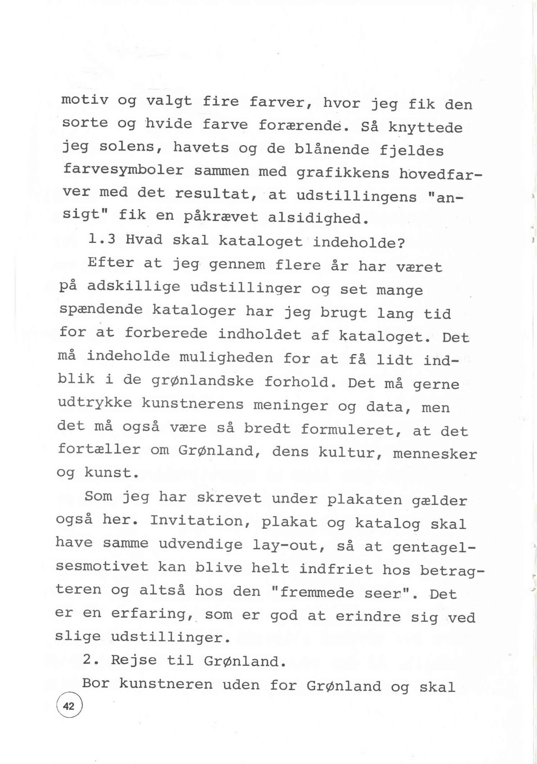 En udstilling i Bergen 1980