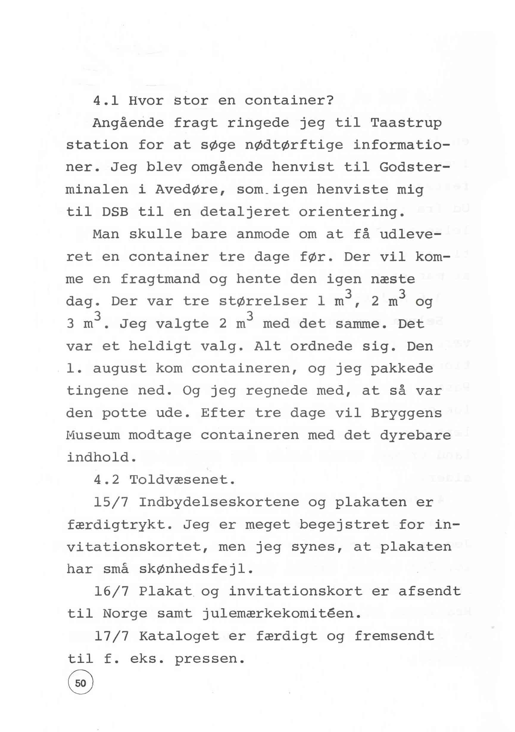 En udstilling i Bergen 1980