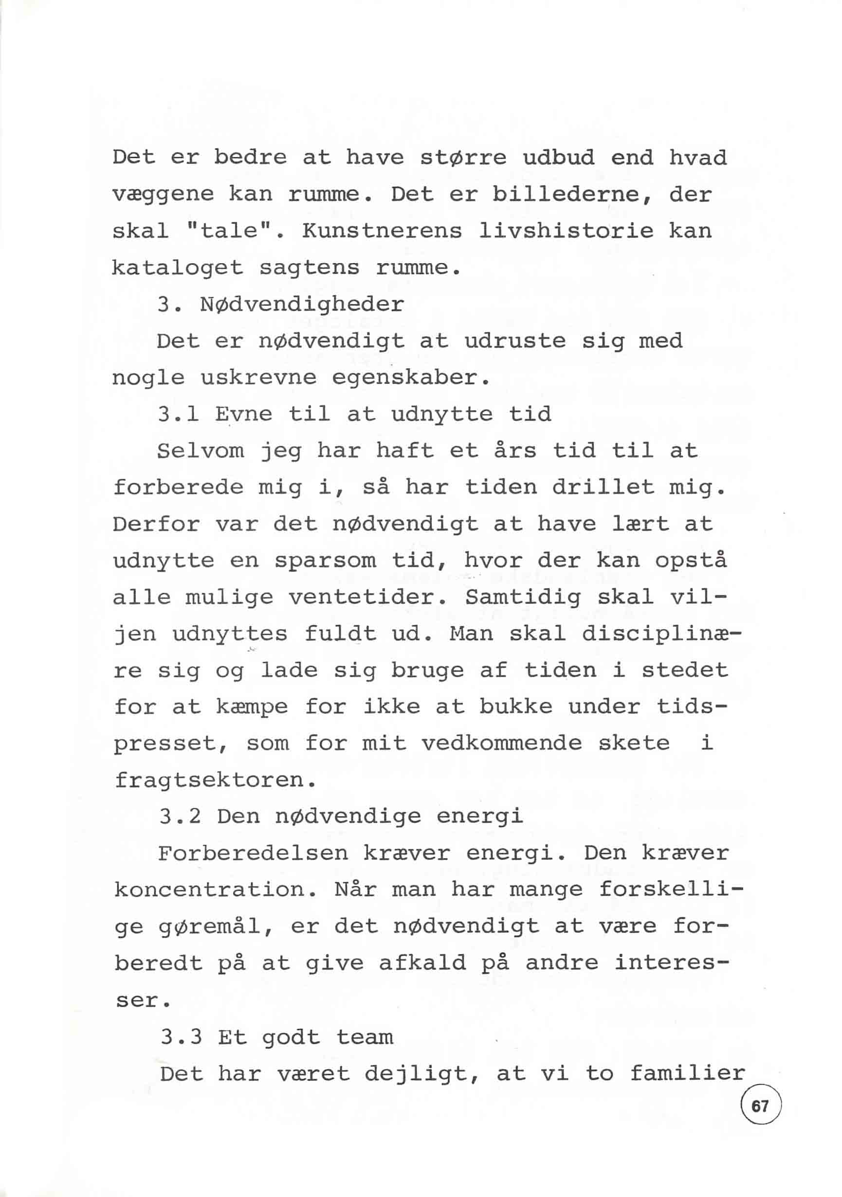 En udstilling i Bergen 1980