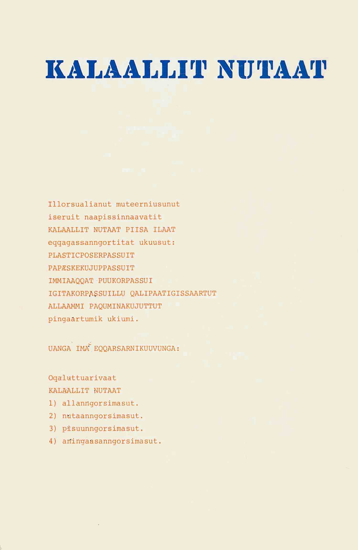 kalaallit nutaat