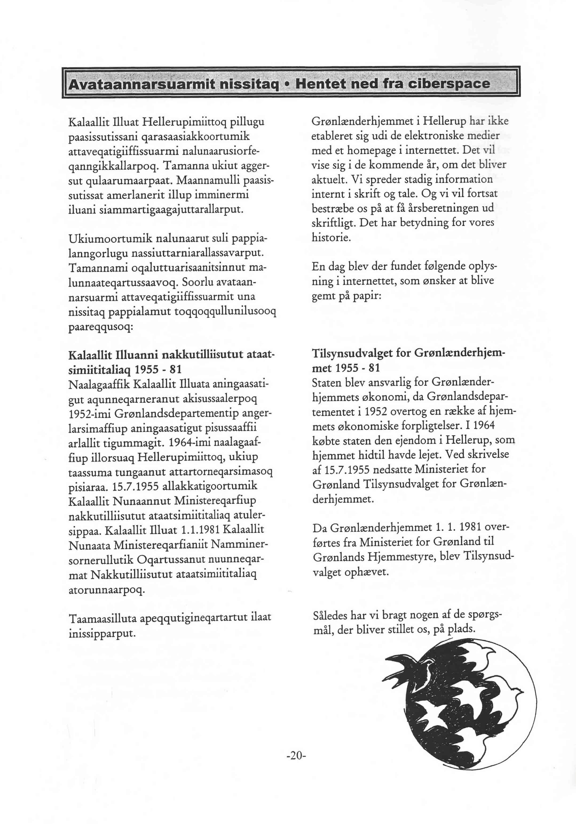 Grønlænderhjemmet Årsberetning 2000
