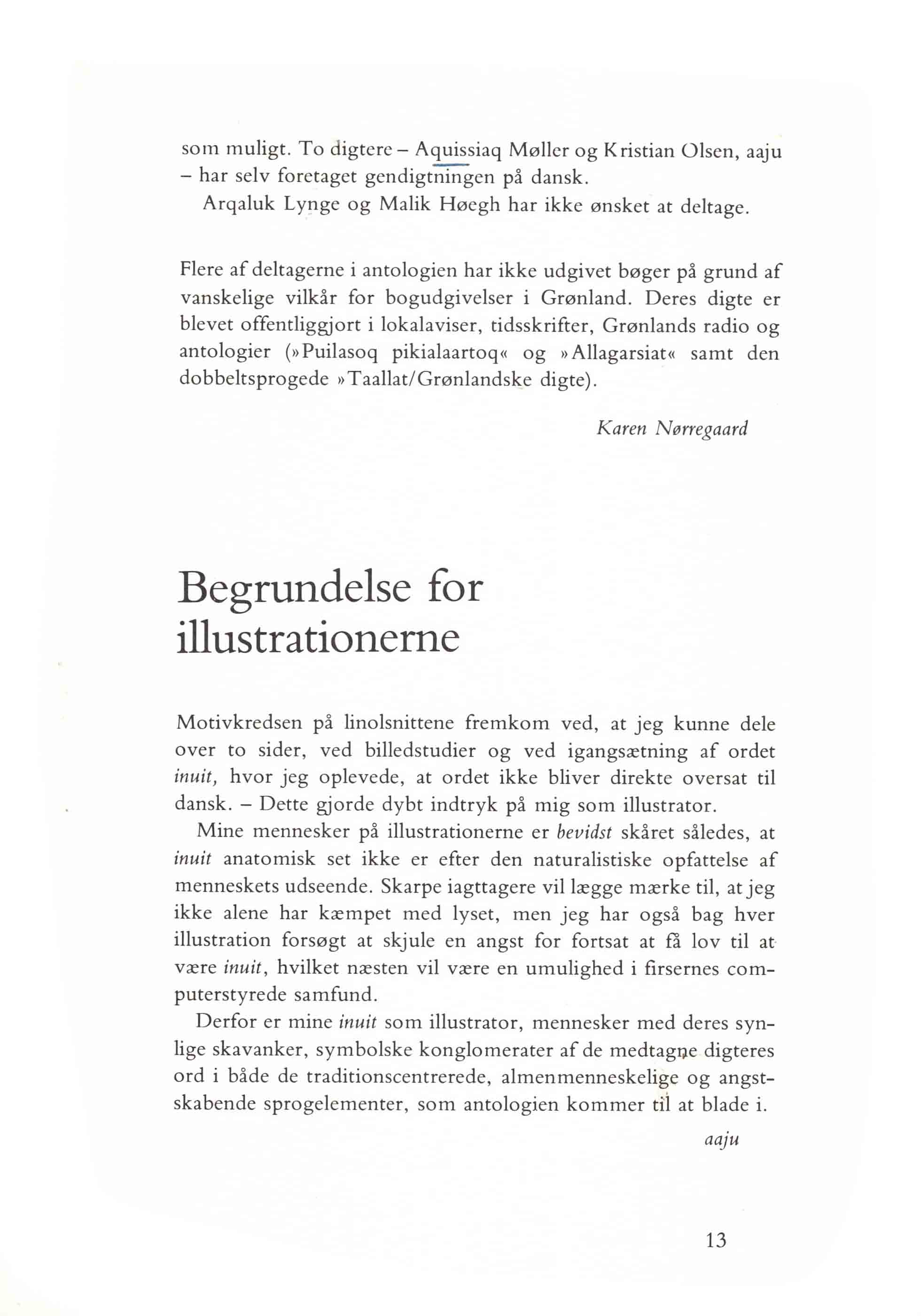 Inut - Grønlands lyrik - en antologi