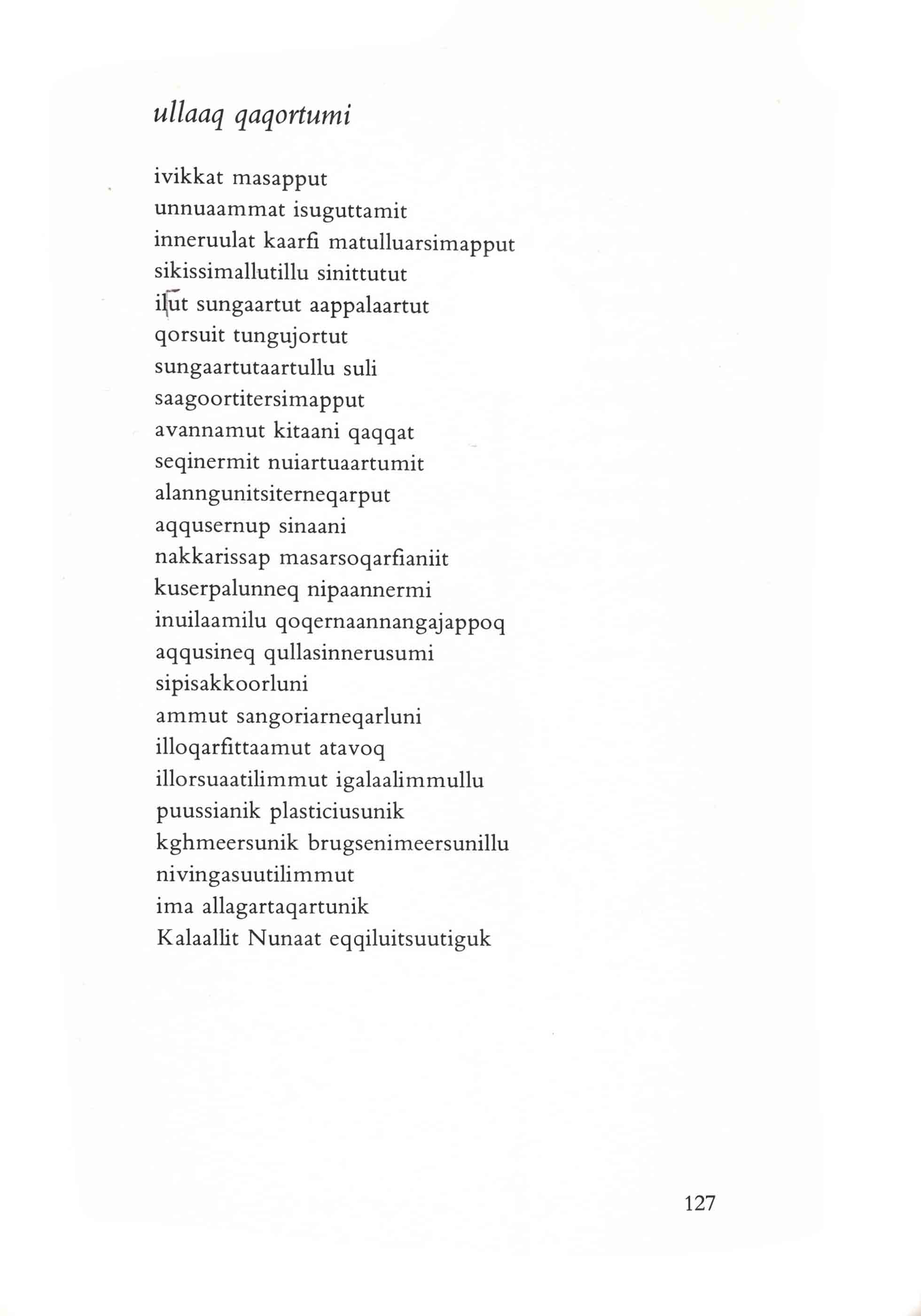 Inut - Grønlands lyrik - en antologi