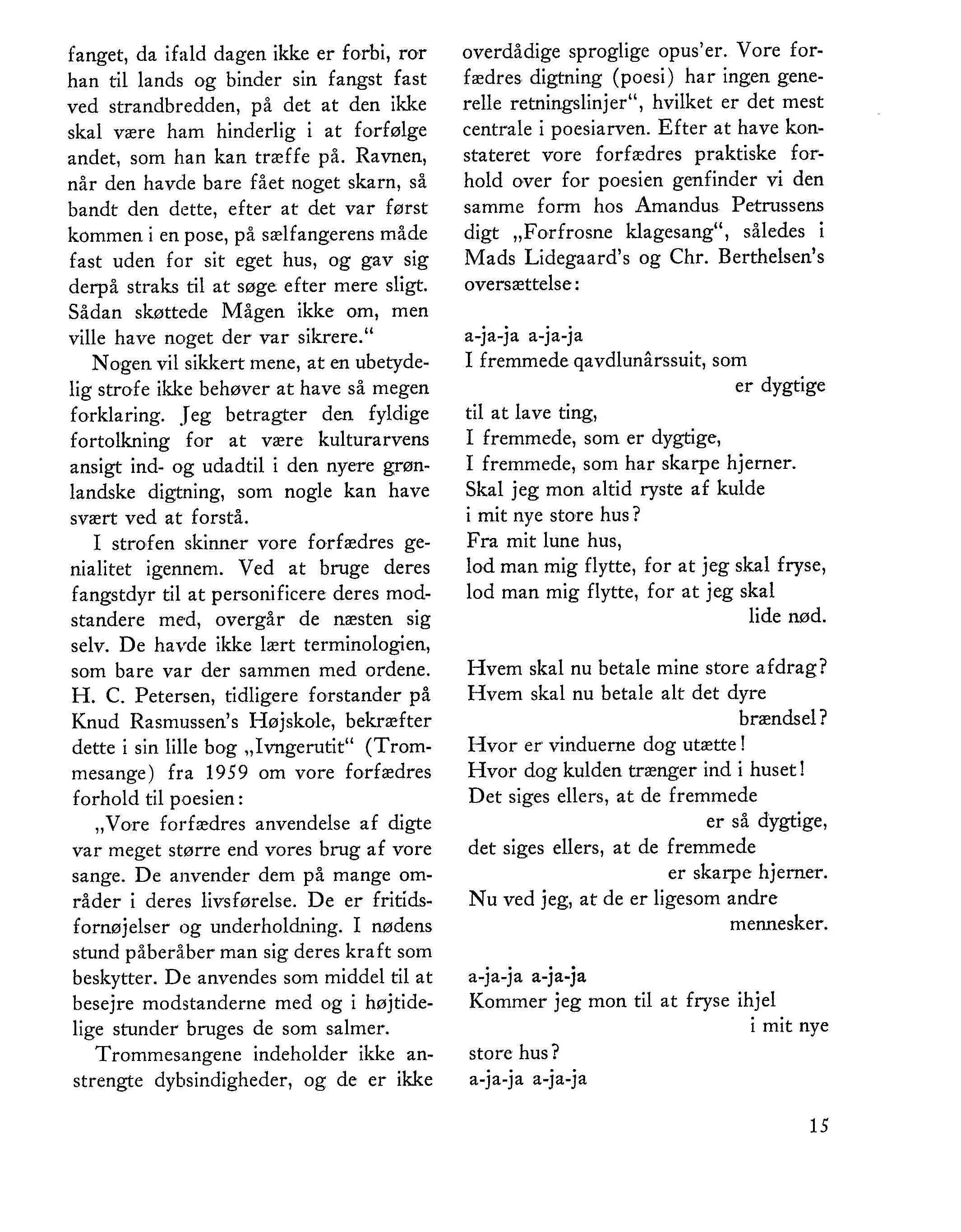 den nyere grønlandske poesi - tidsskriftet grønland, nr 1, 1977