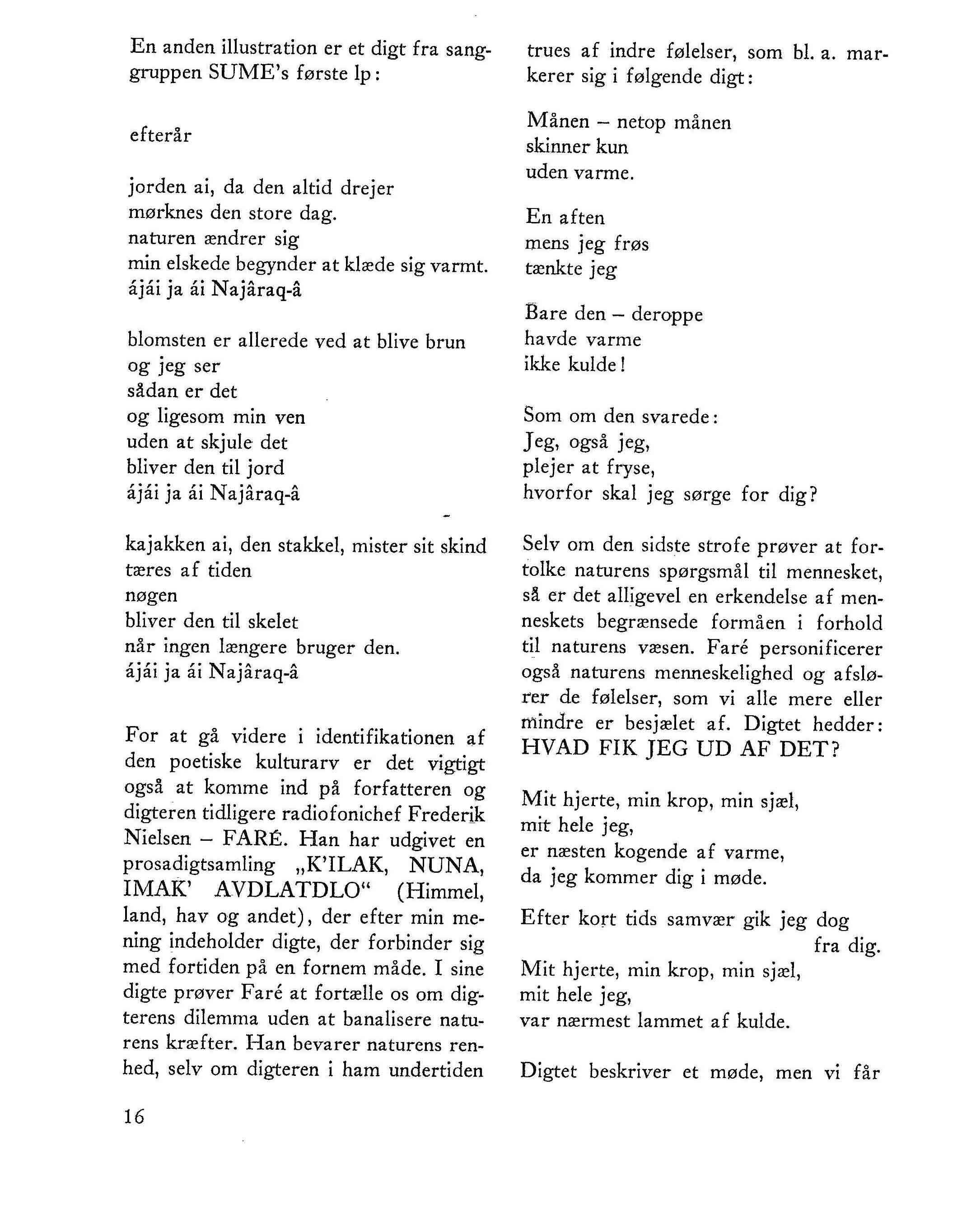 den nyere grønlandske poesi - tidsskriftet grønland, nr 1, 1977