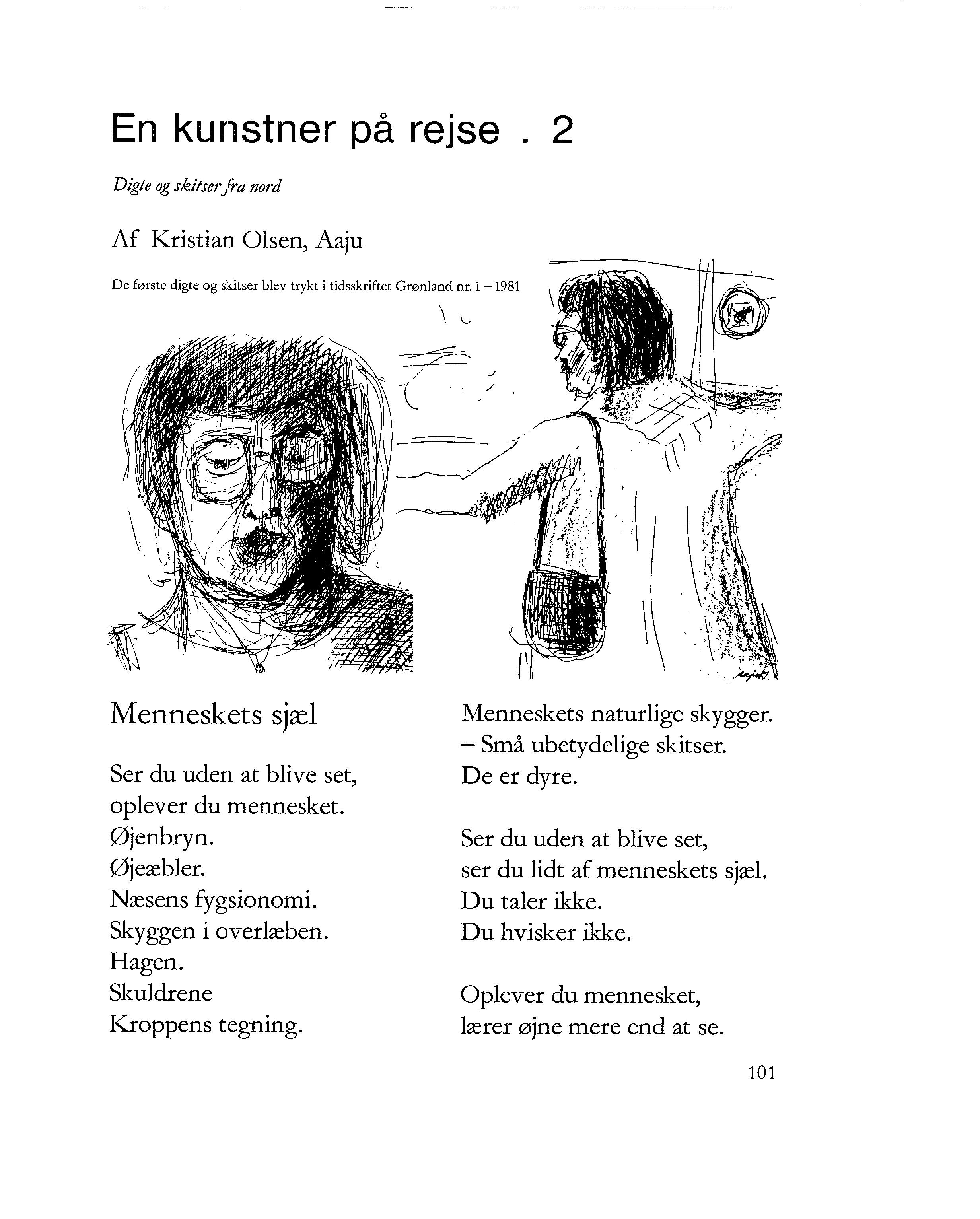 En kunstner på rejse · 2 - Digte og skitser fra nord