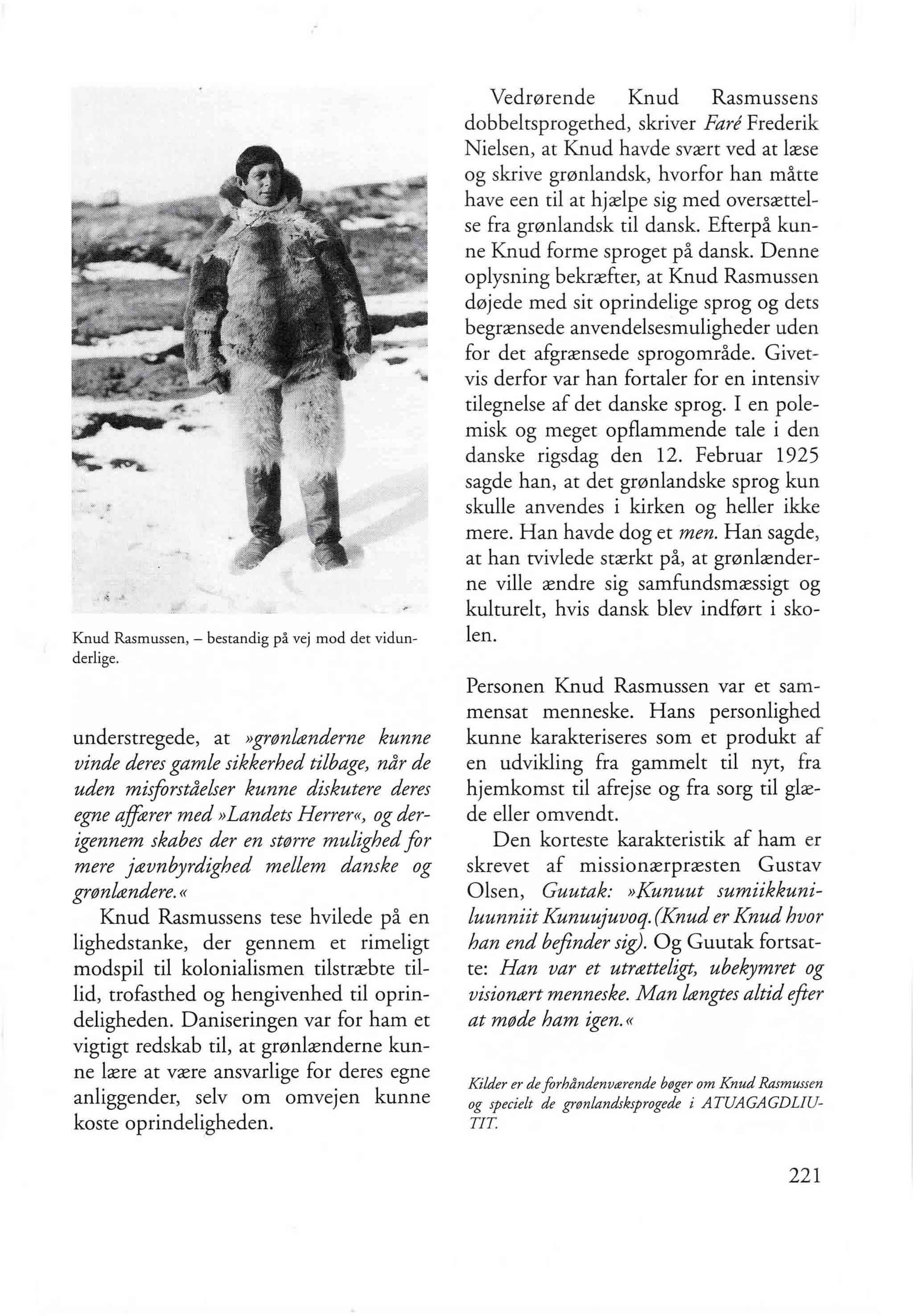 Myten Knud Rasmussen set fra en grønlandsk synsvinkel