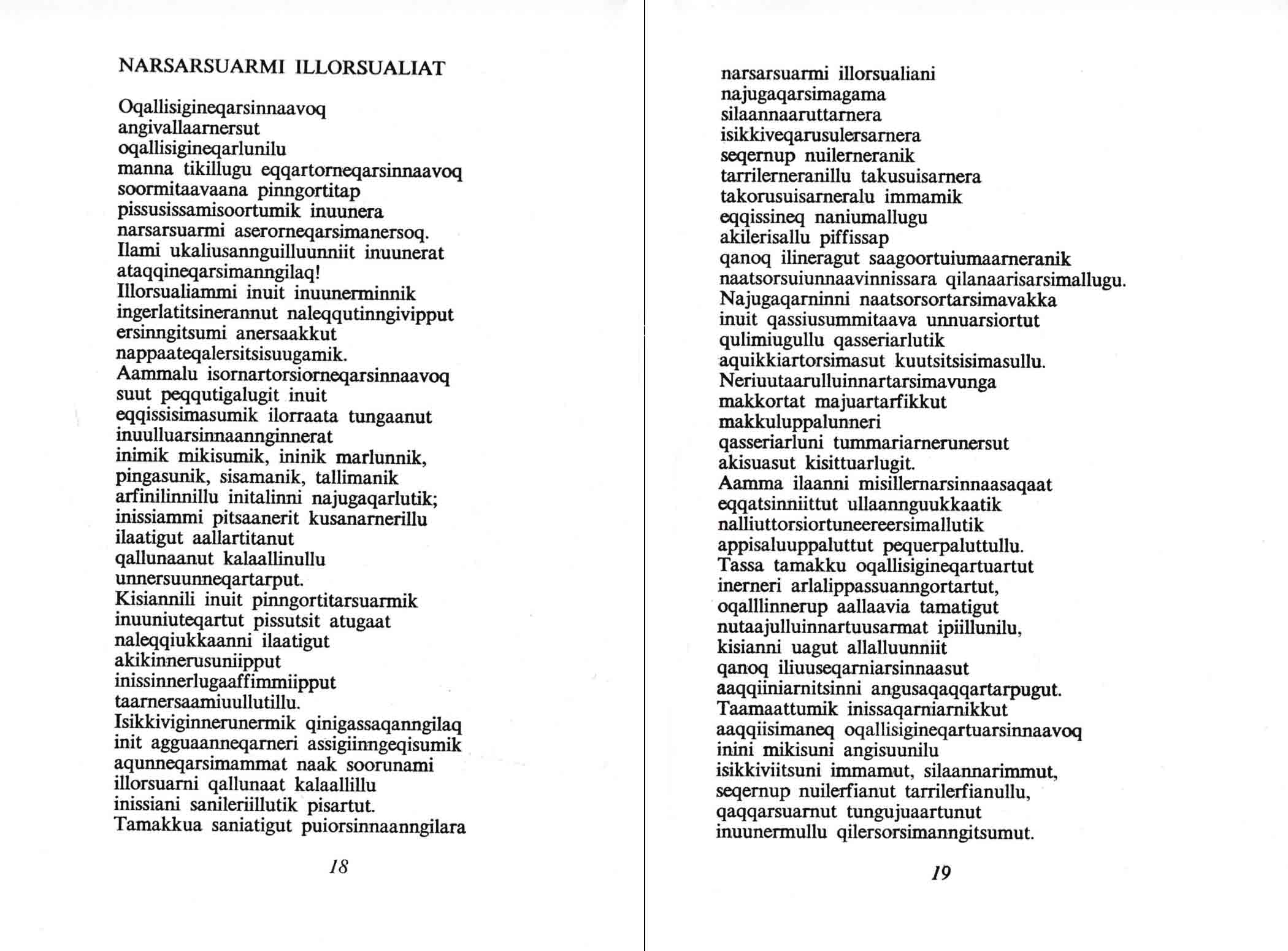 illoqarfimmi / i byen