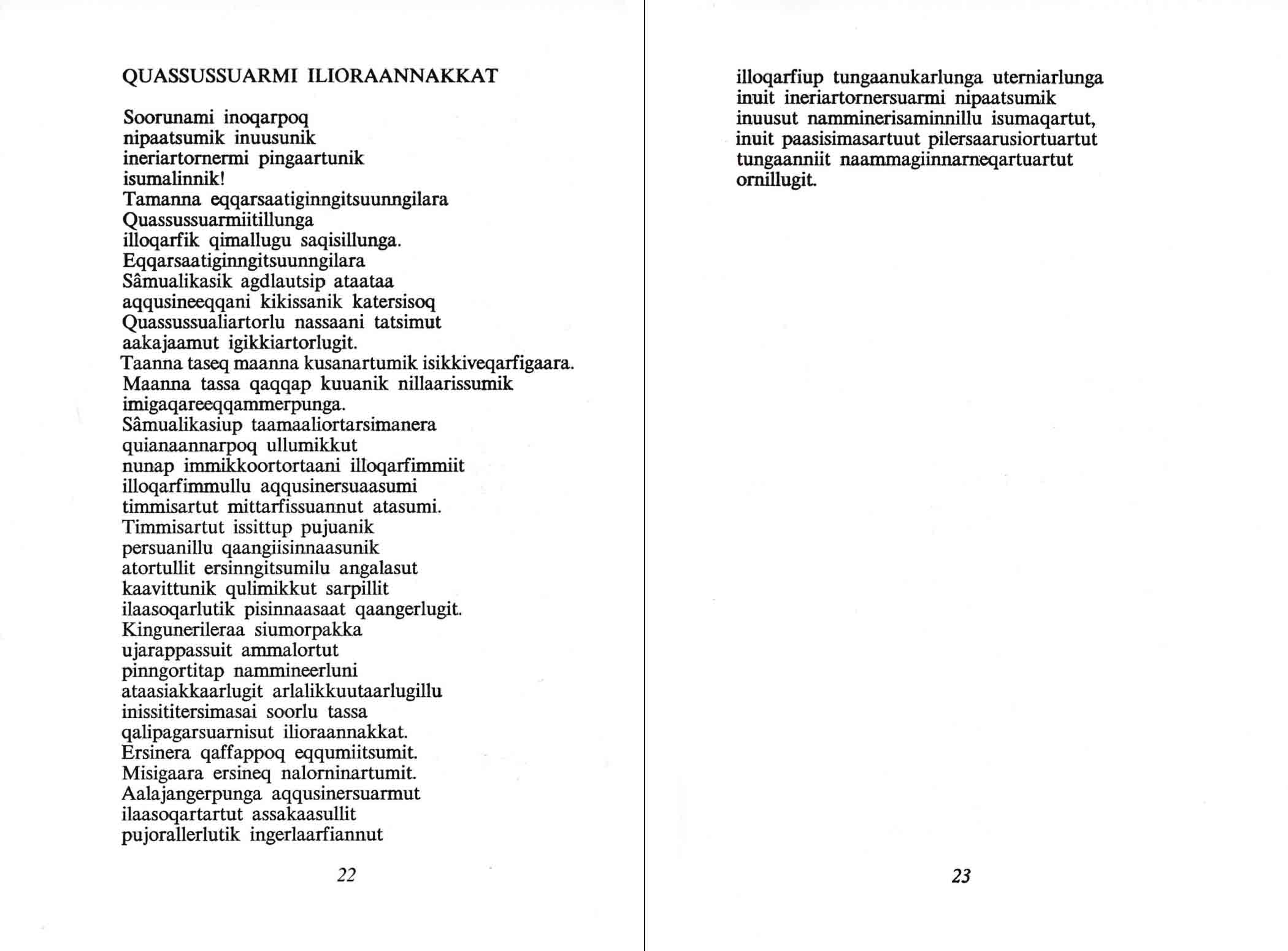 illoqarfimmi / i byen