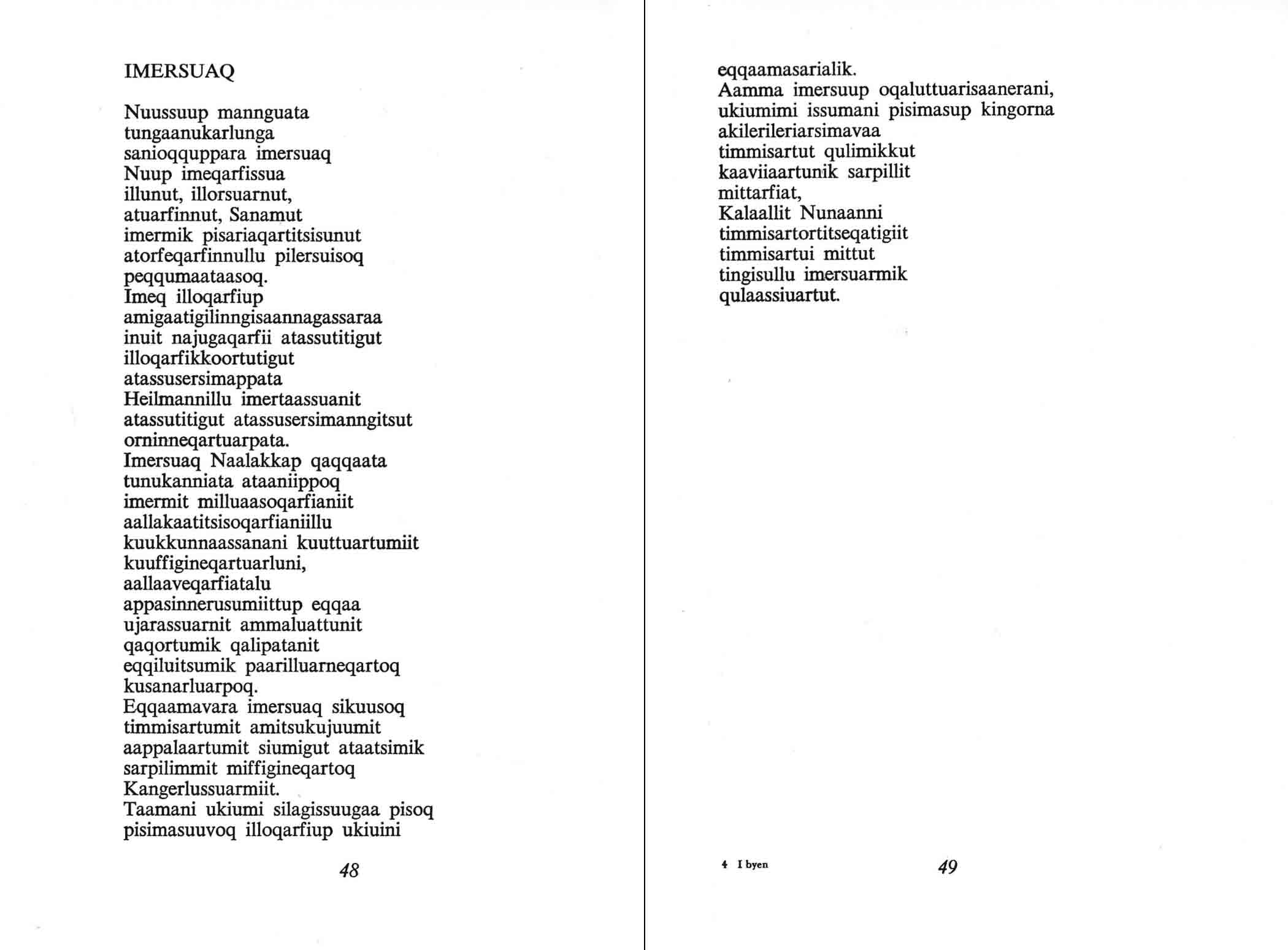 illoqarfimmi / i byen