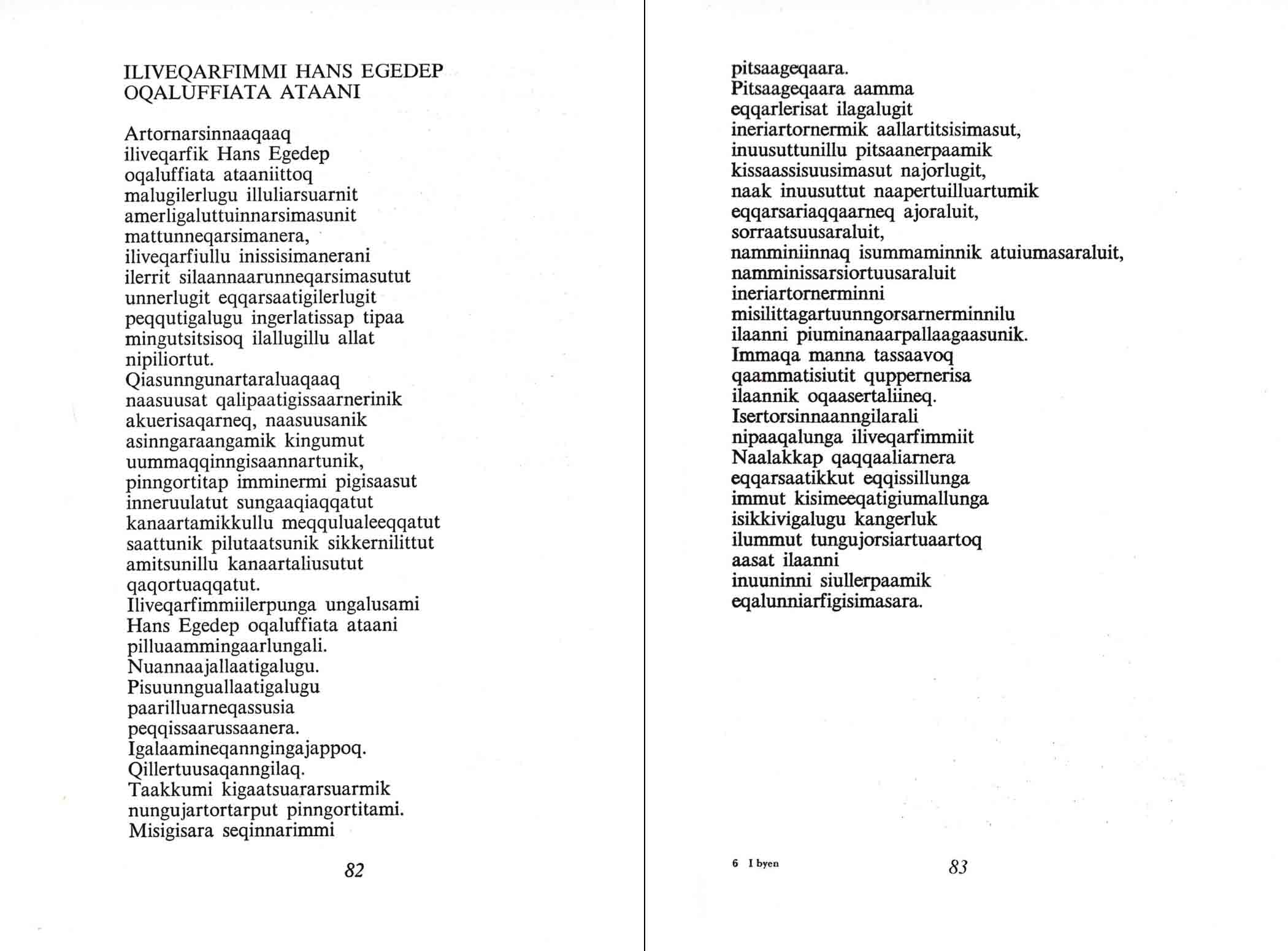 illoqarfimmi / i byen