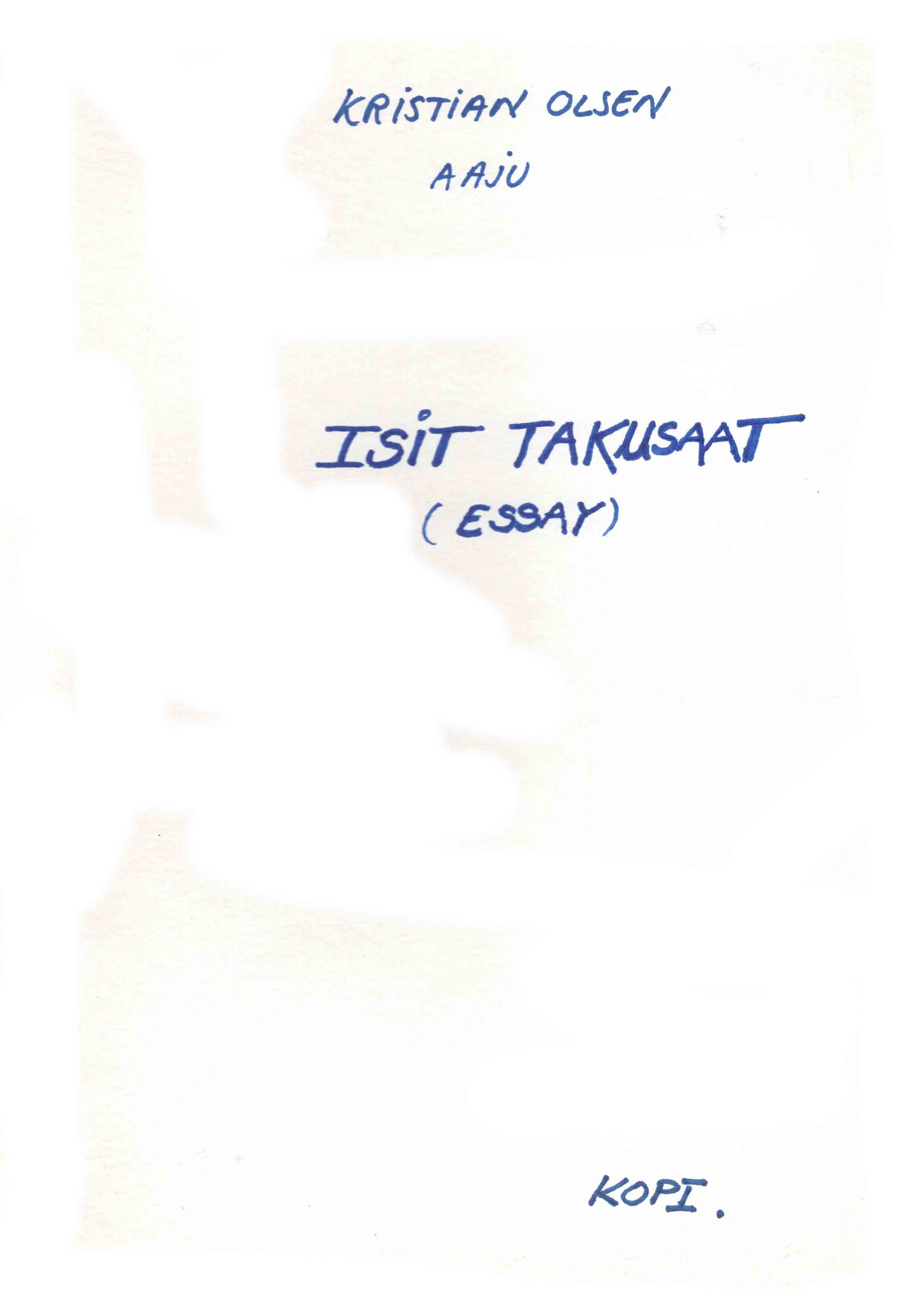 Isit takusaat