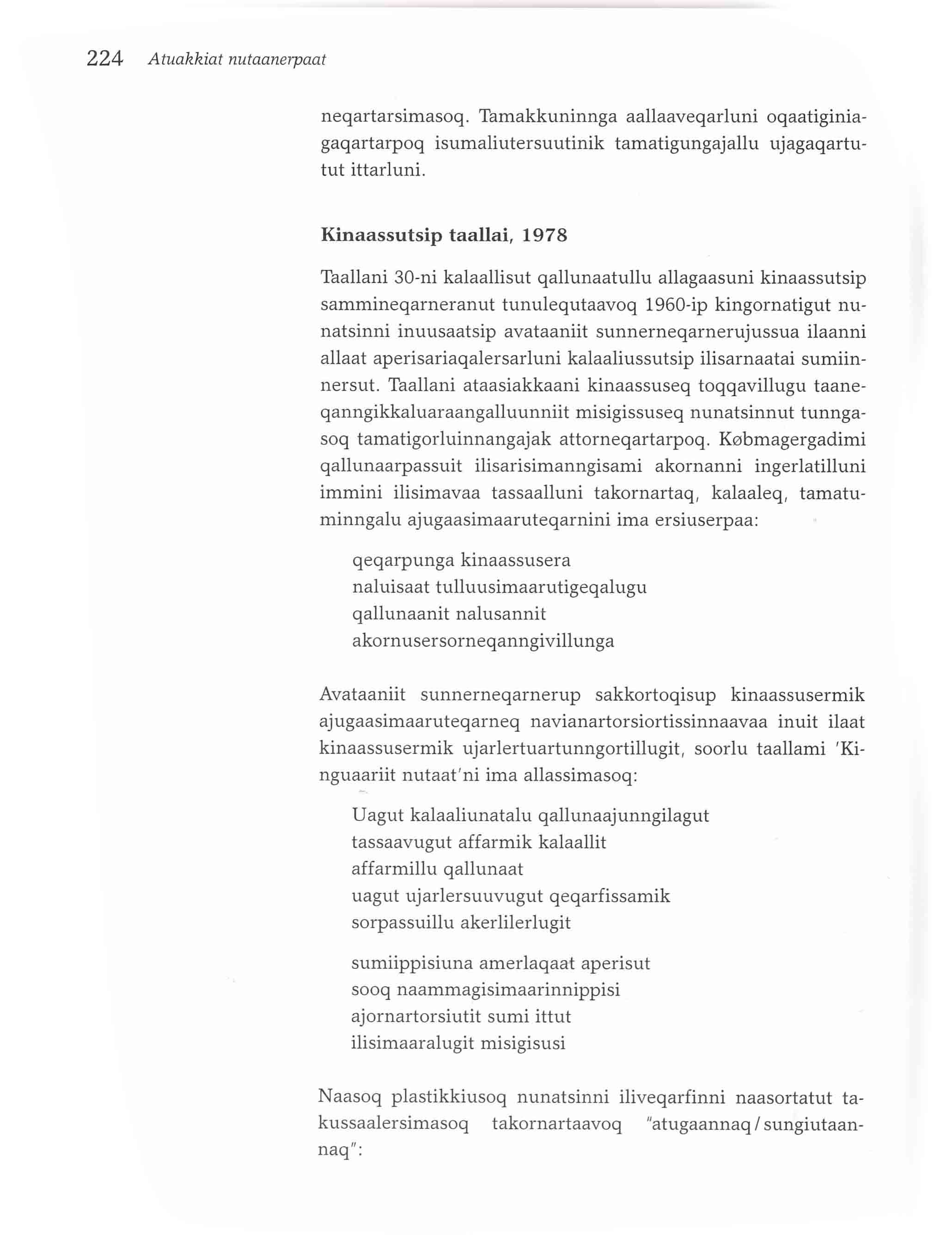 kslaallit atuakkiaat 1990 ilangullugu