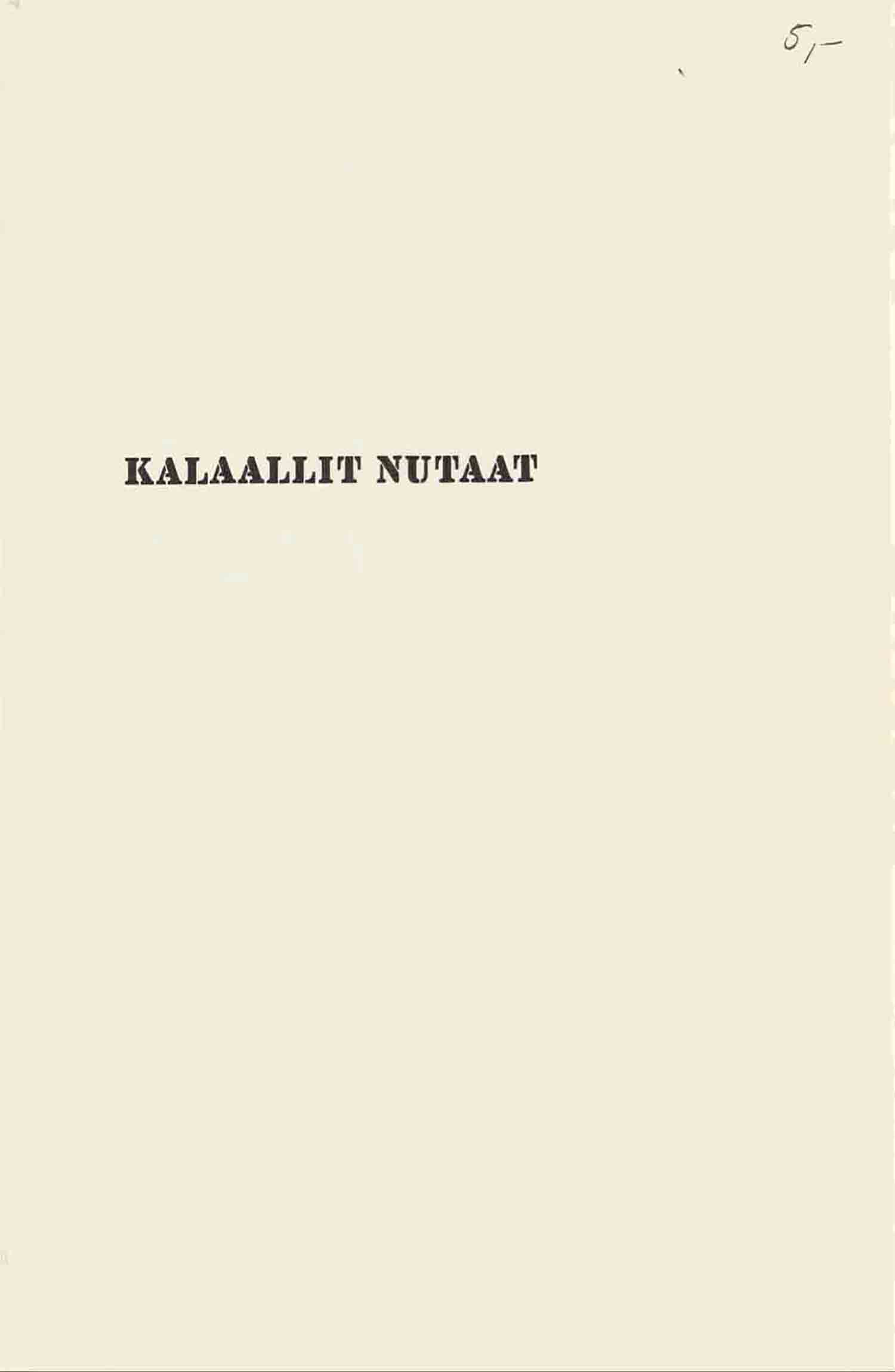 kalaallit nutaat