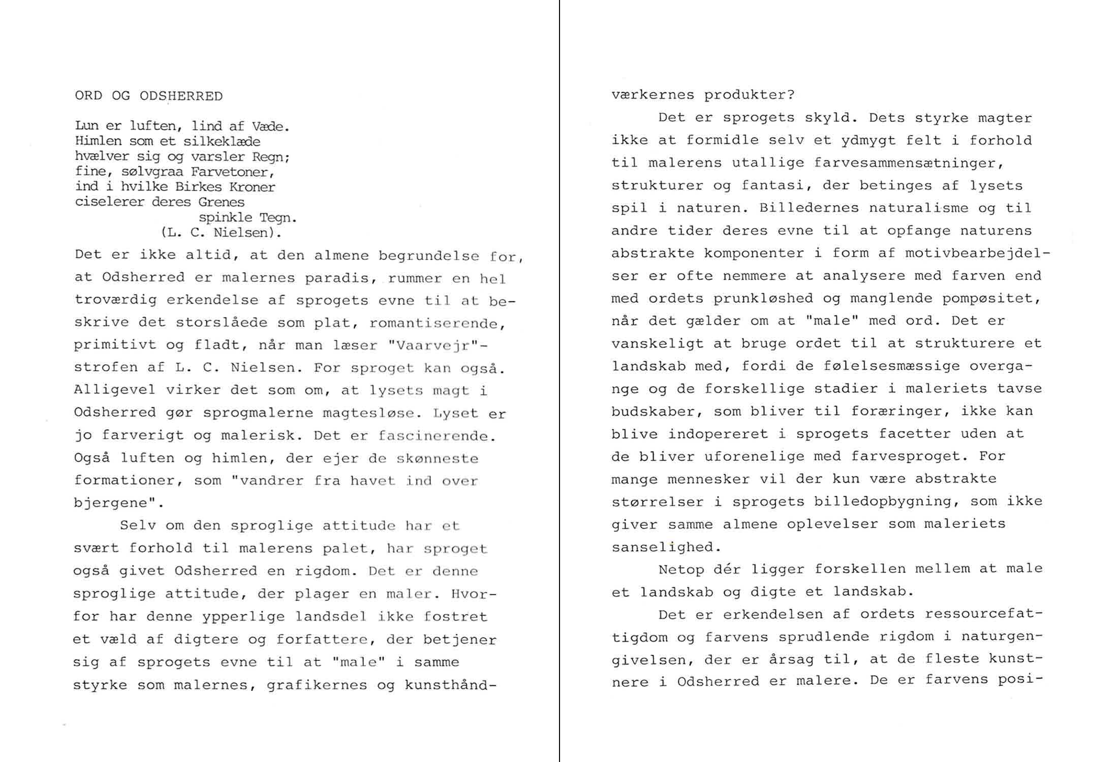 en grønlænder i odsherred