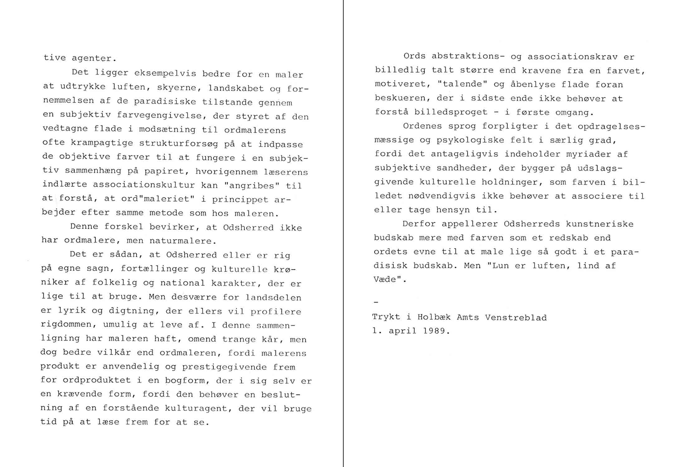 en grønlænder i odsherred