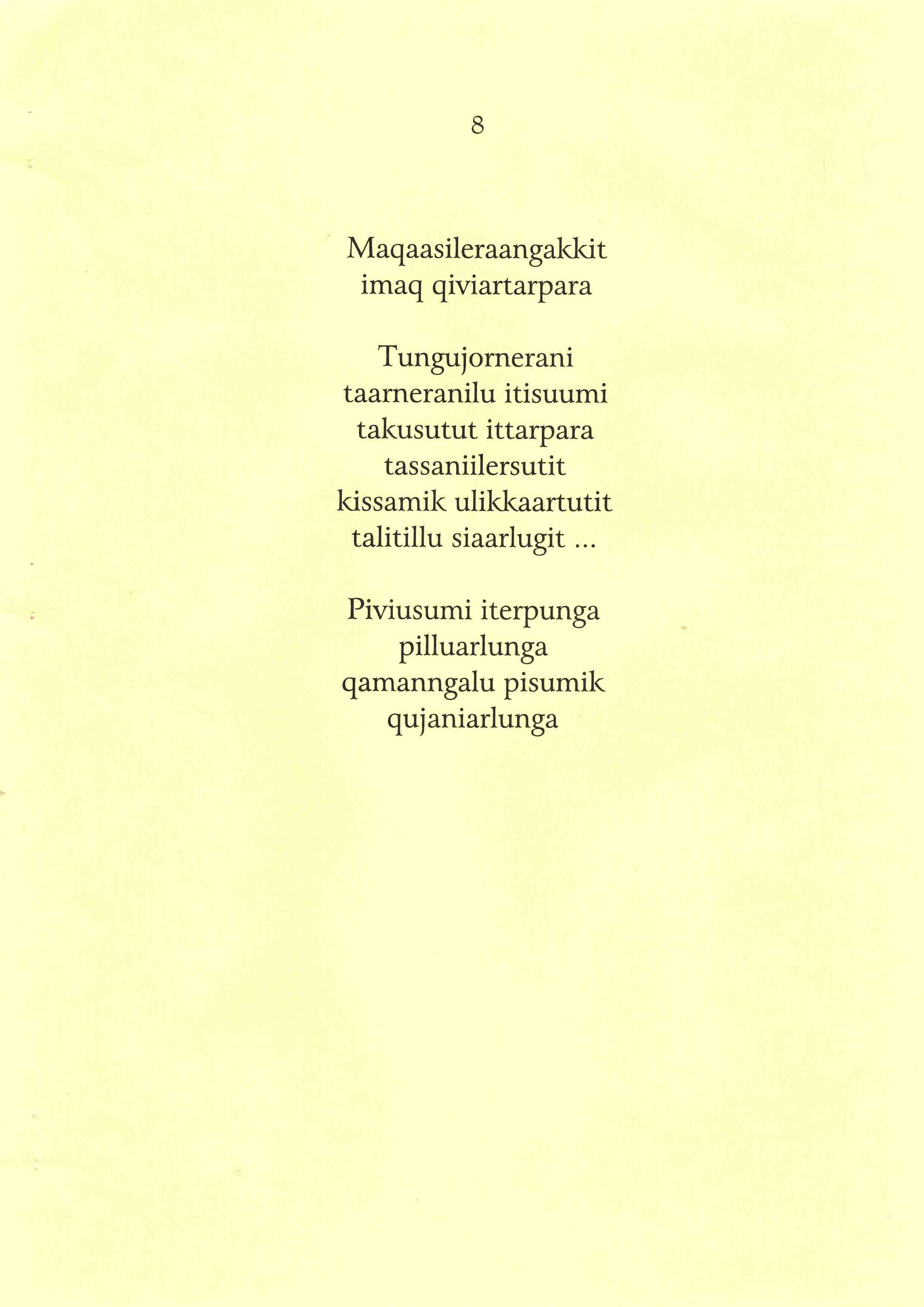 Oqaatsit titarneri - Ordlinier