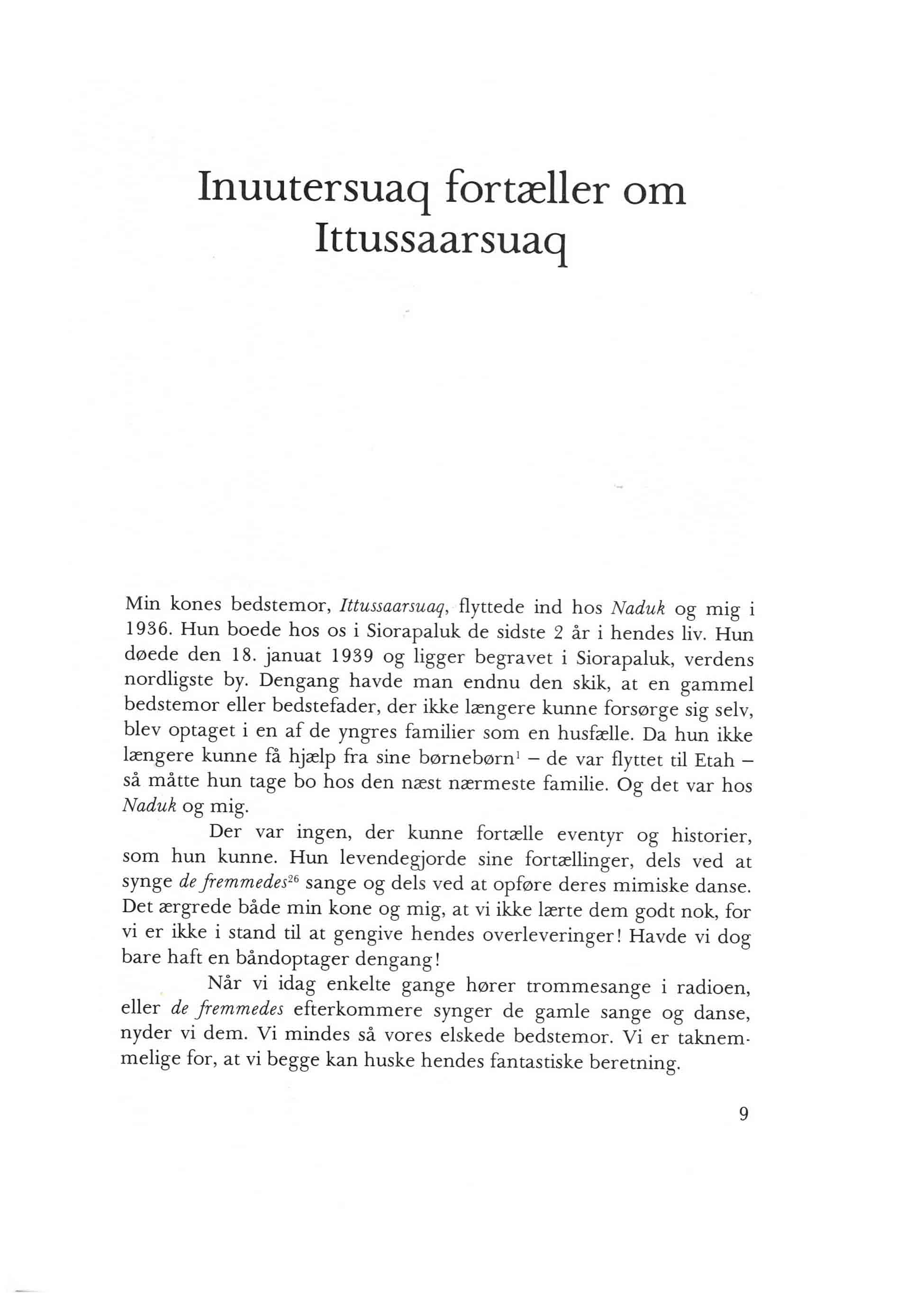 Beretningen om Qillarsuaq og hans lange rejse fra Canada til Nordgrønland i 1860erne